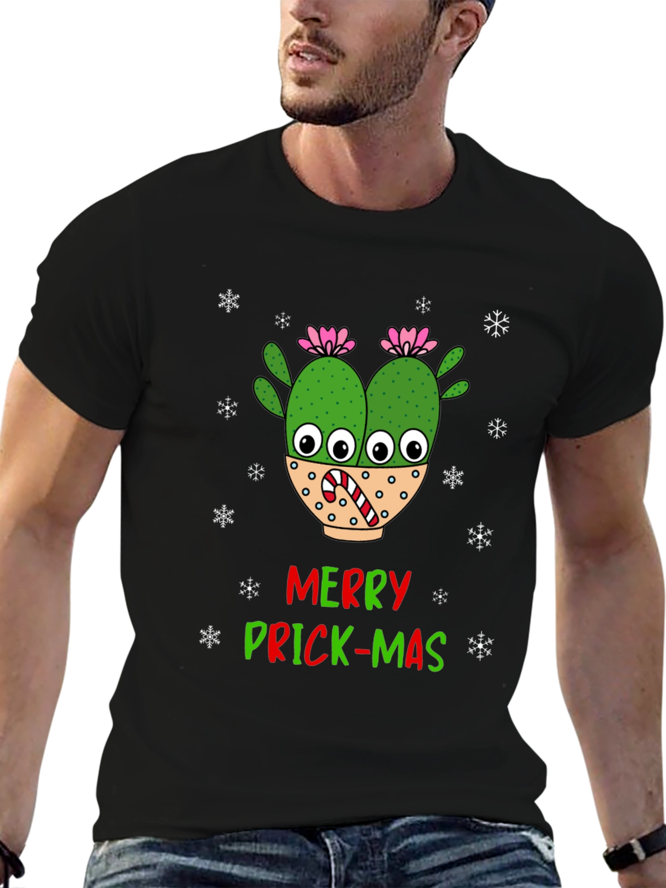 Merry Prick-Mas Cactus T-Shirt