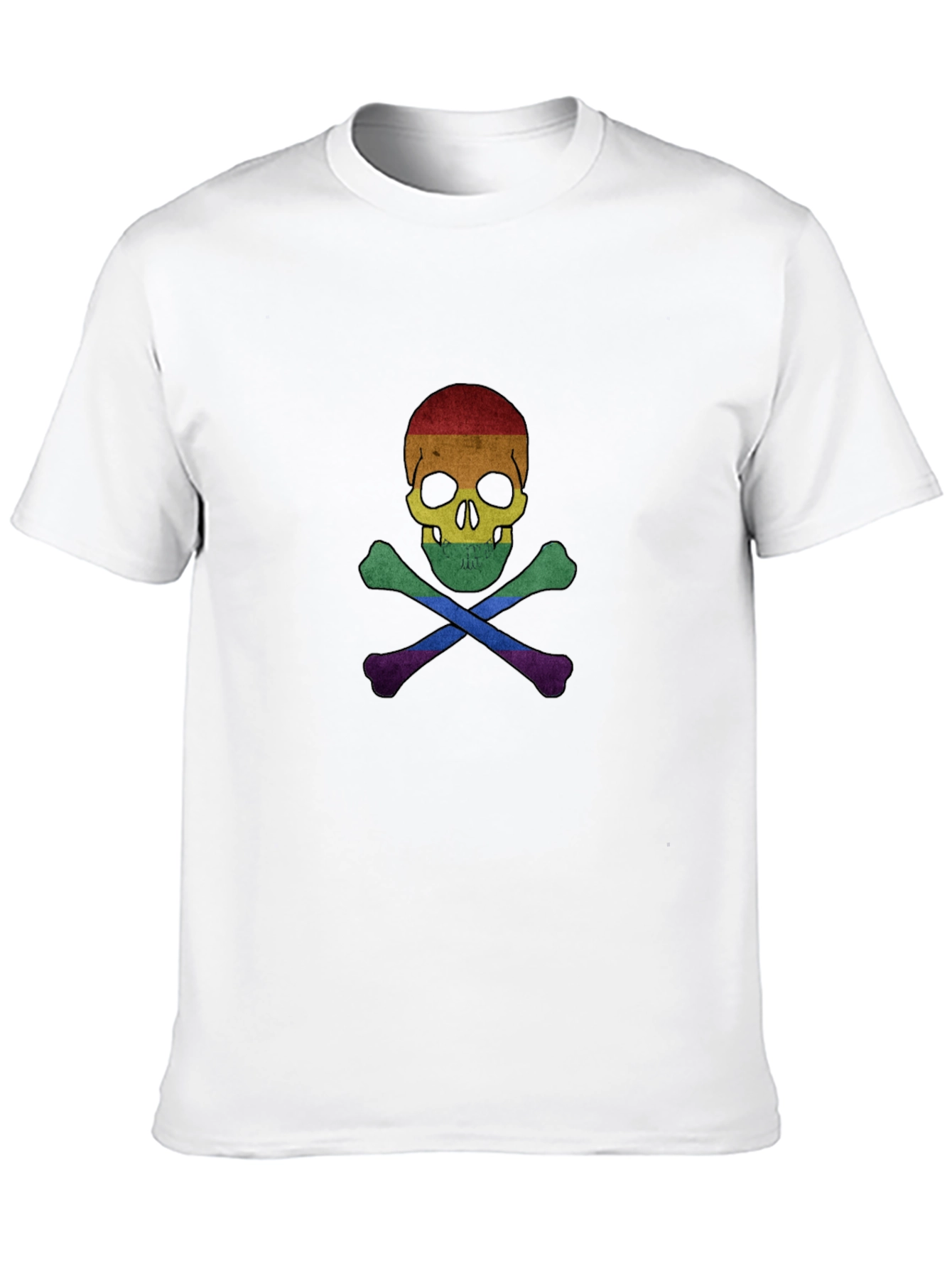Rainbow Pride Skull & Crossbones T-Shirt