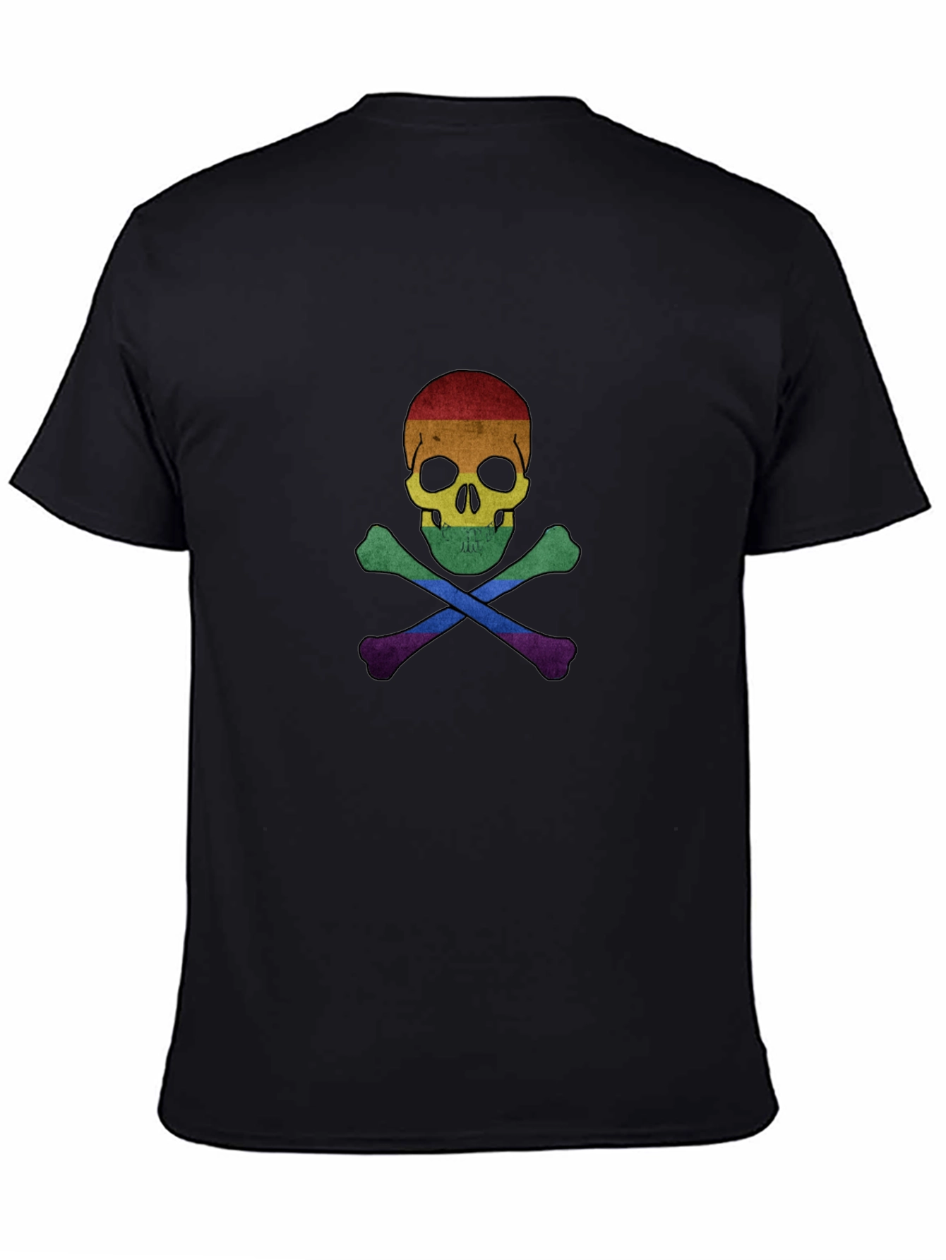 Rainbow Pride Skull & Crossbones T-Shirt