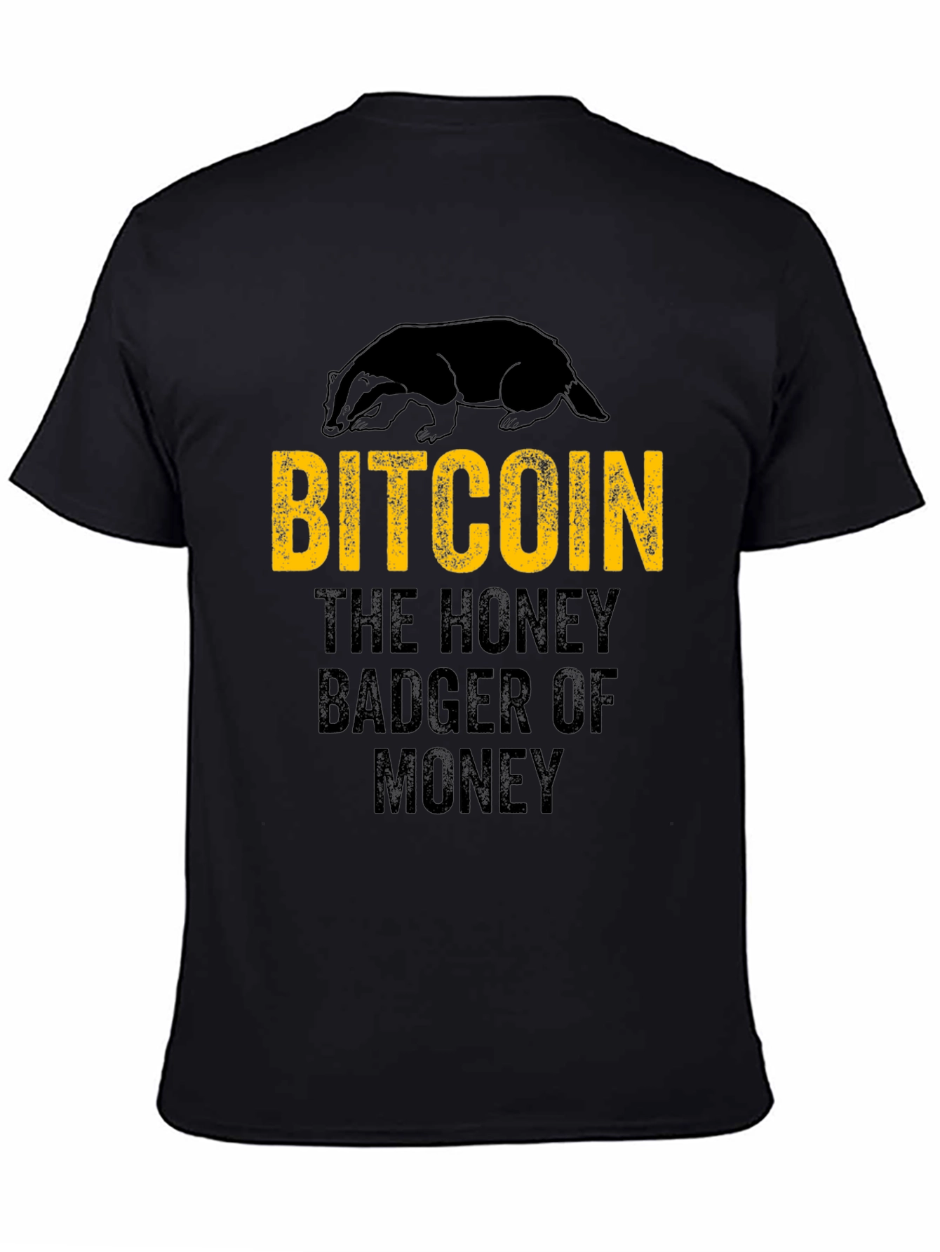 Bitcoin Honey Badger T-Shirt - Crypto Inspired Tee