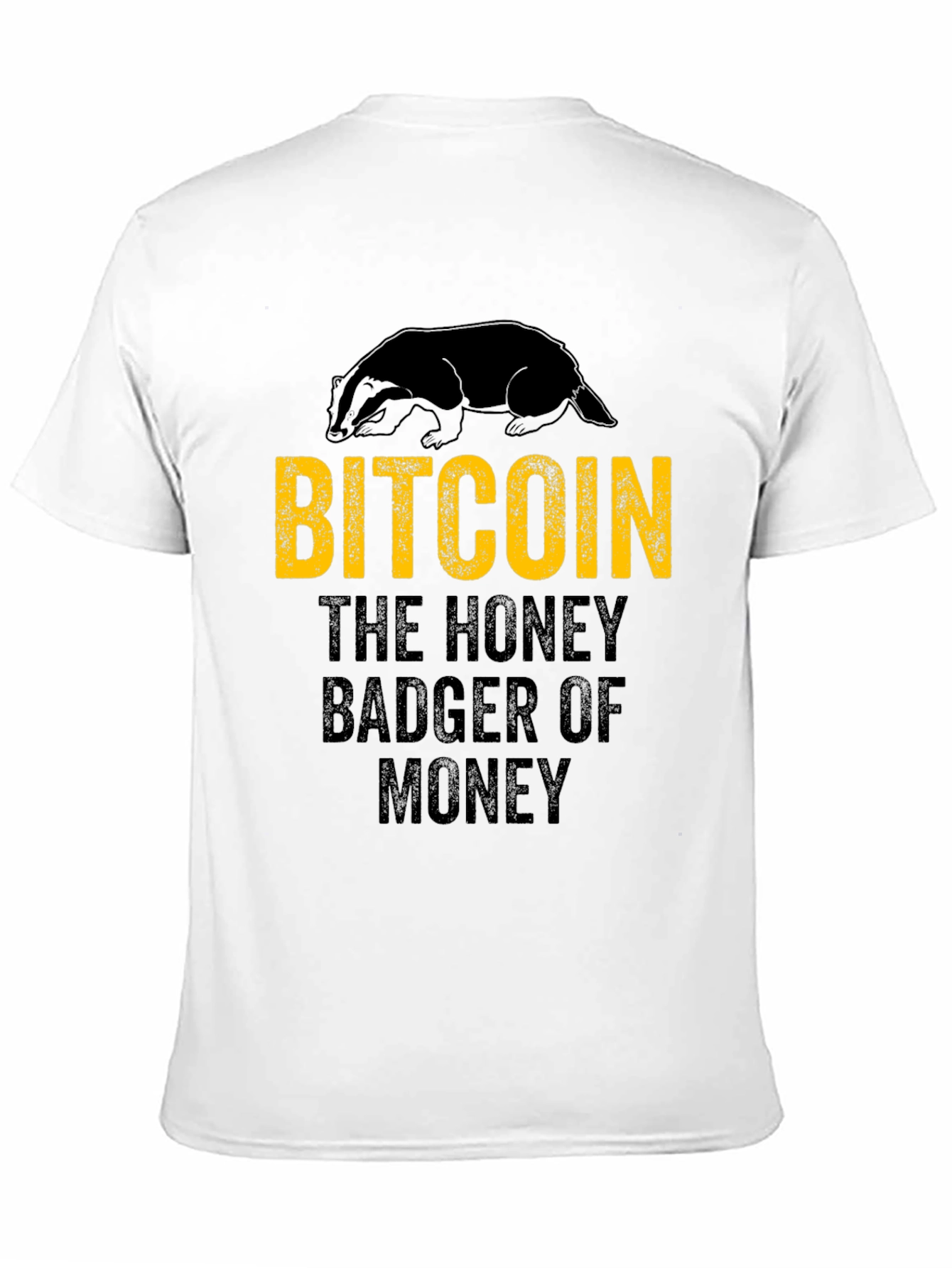 Bitcoin Honey Badger T-Shirt - Crypto Inspired Tee