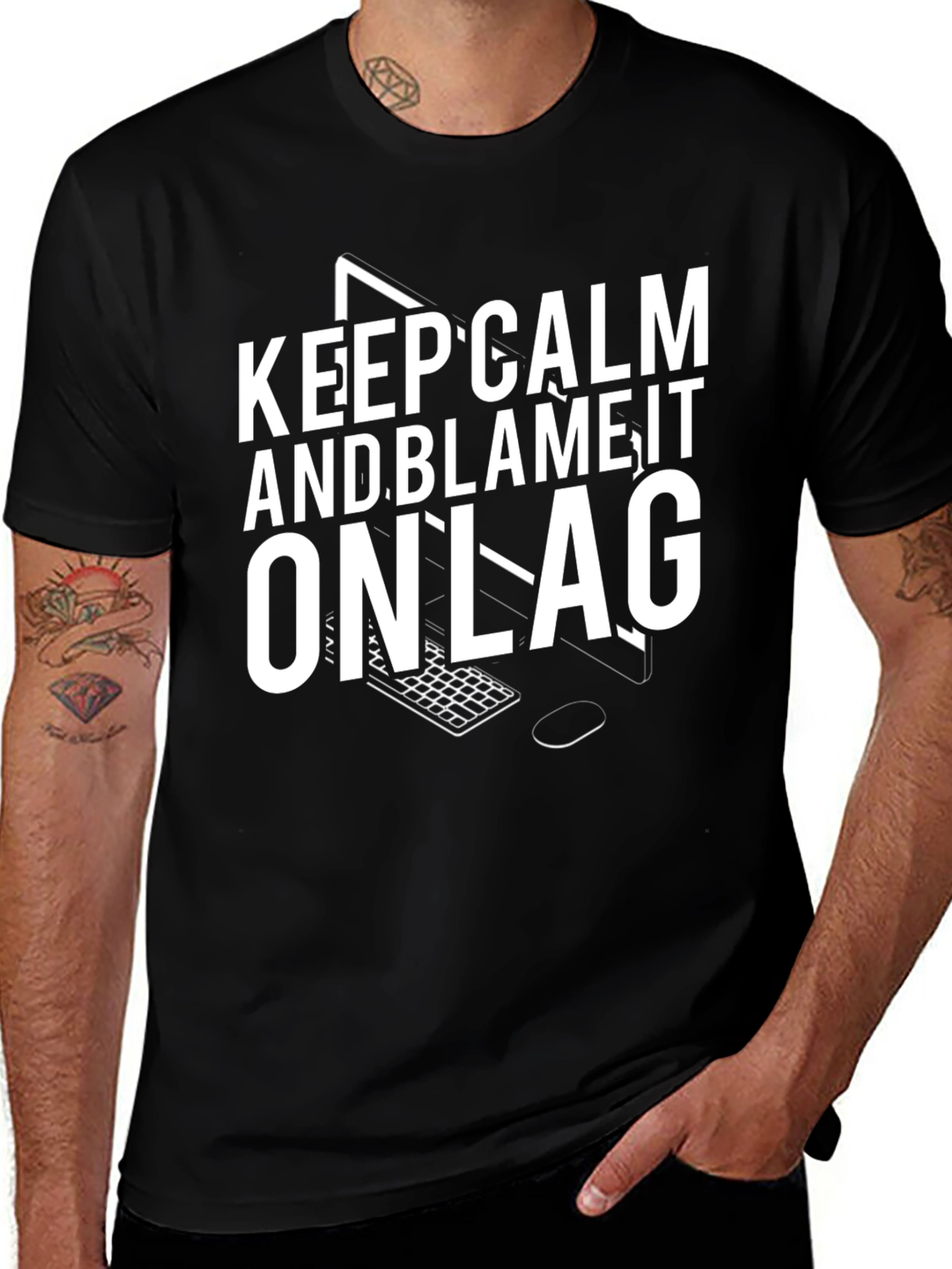 Keep Calm & Blame It On Lag T-Shirt