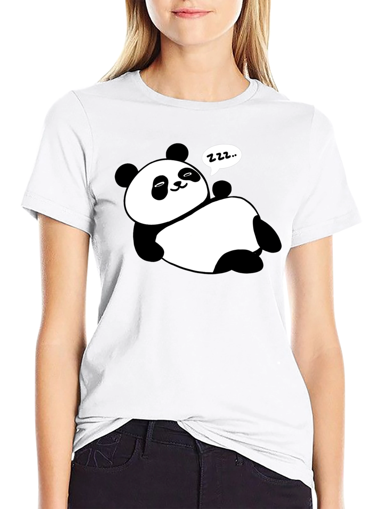 Lazy Panda T-Shirt - Cute Animal Graphic Tee