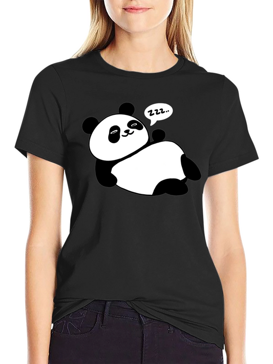 Lazy Panda T-Shirt - Cute Animal Graphic Tee