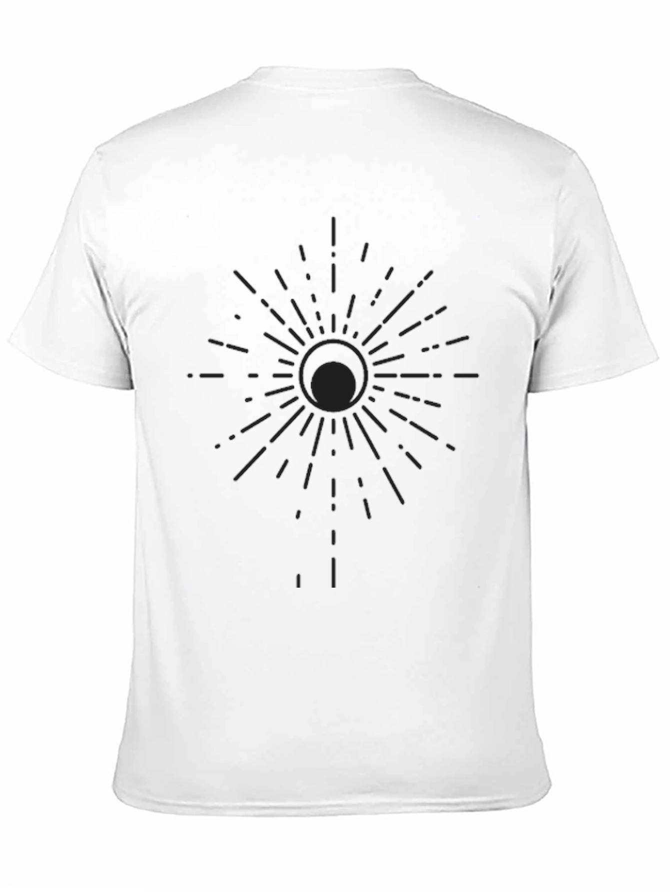 Eclipse Graphic Tee - Mens Black Cotton Blend