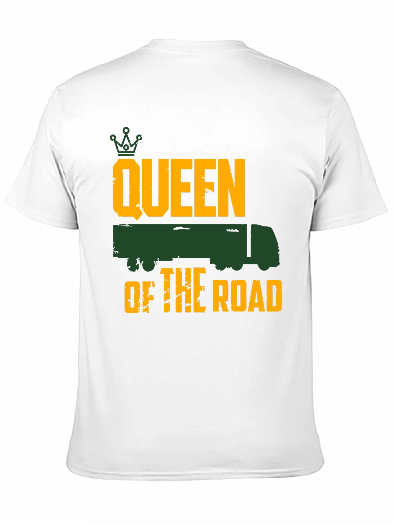Queen of the Road Trucker Tee - Black