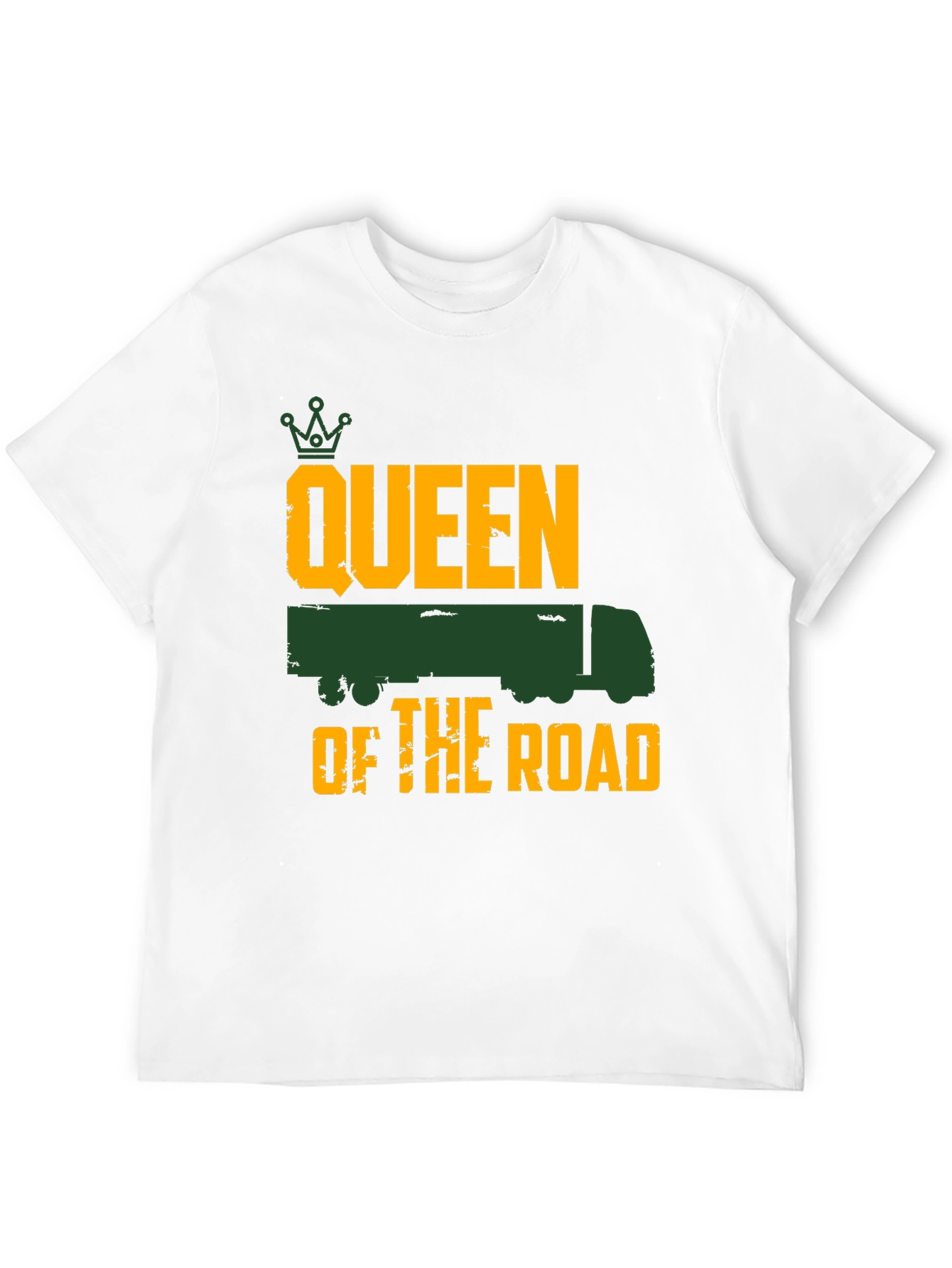 Queen of the Road Trucker Tee - Black