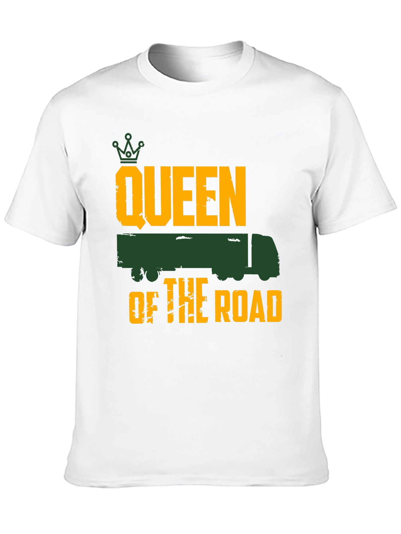 Queen of the Road Trucker Tee - Black