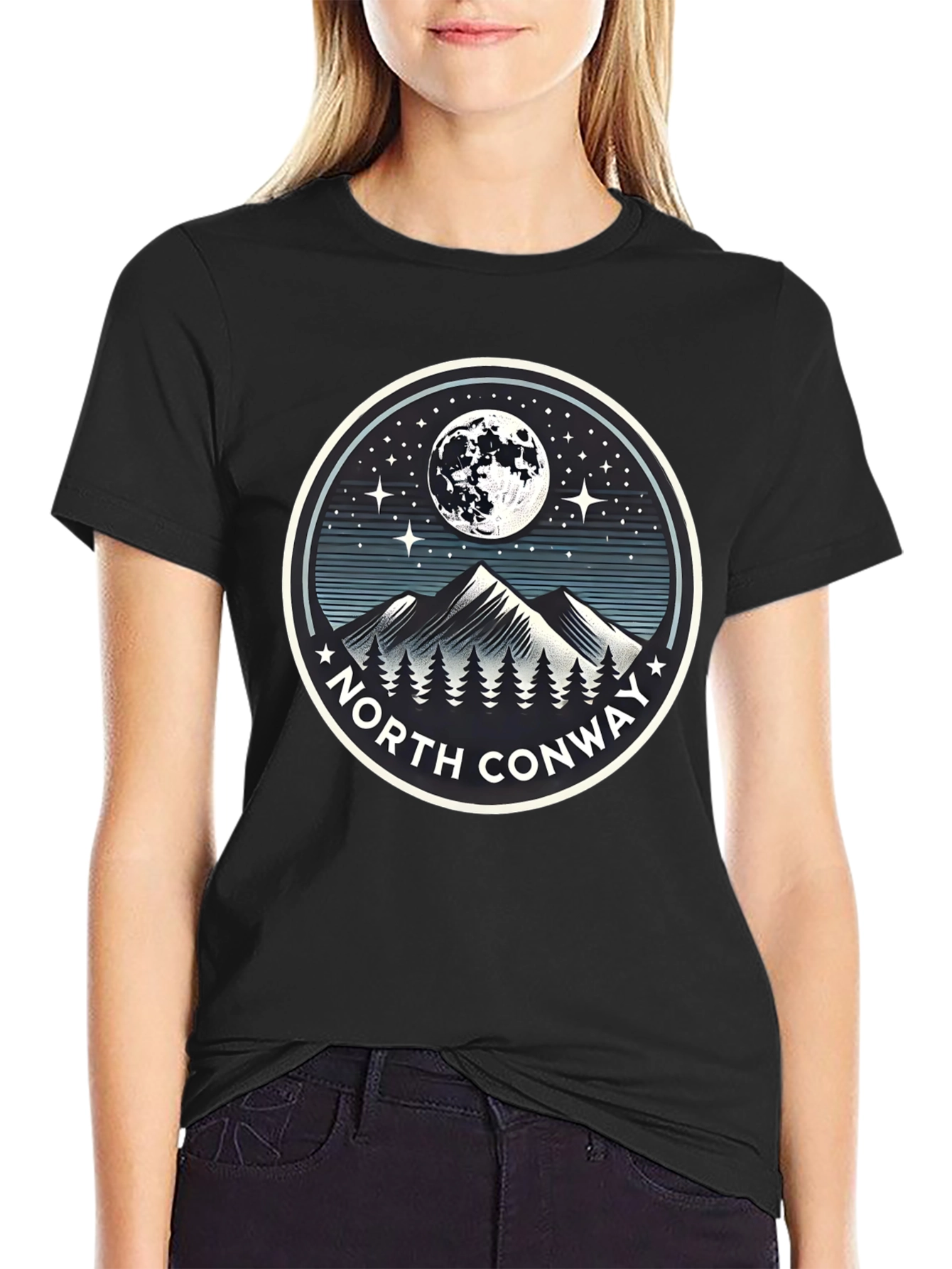 North Conway Graphic Tee - Mountain Moon Design