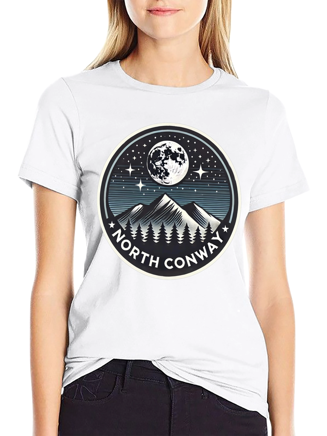 North Conway Graphic Tee - Mountain Moon Design