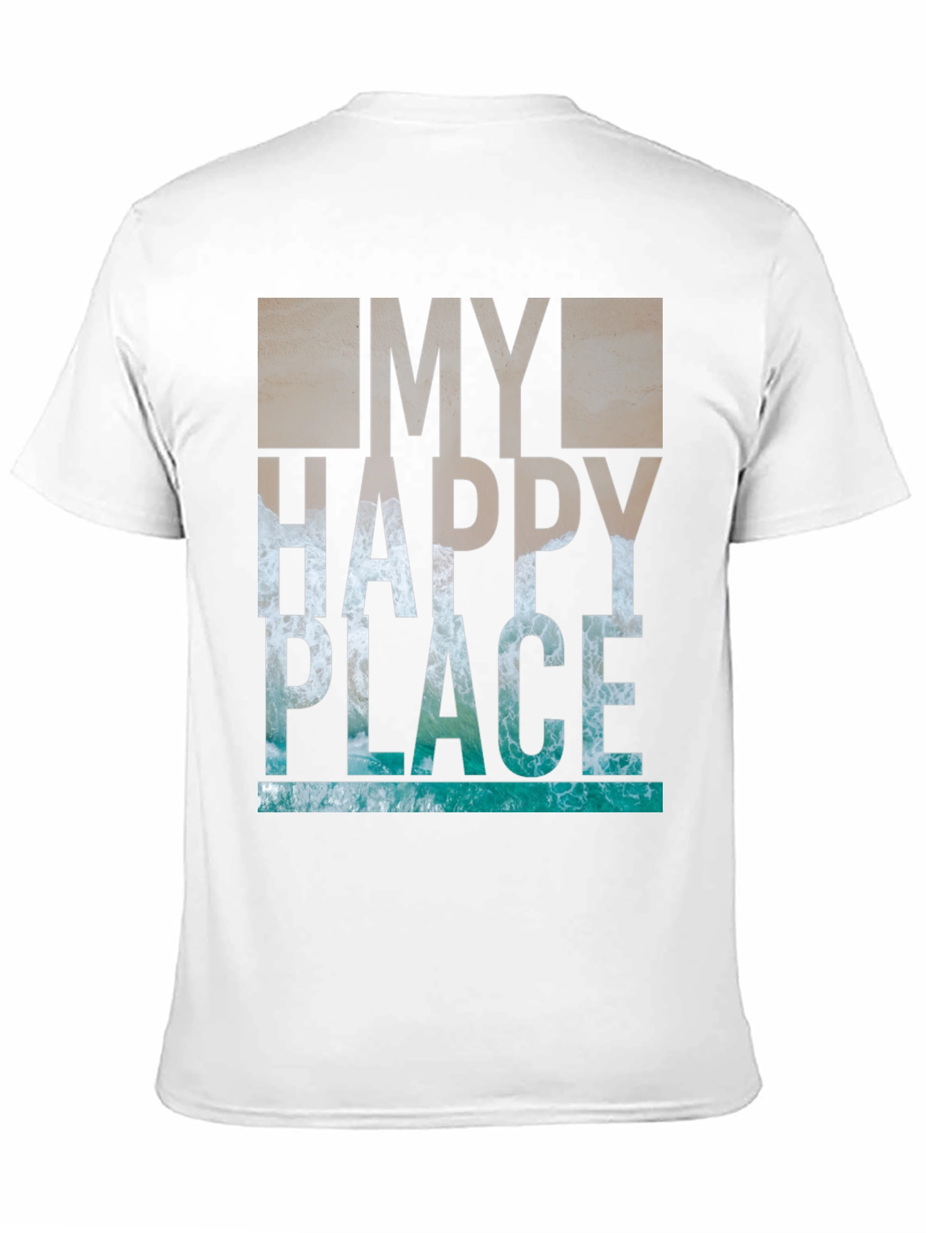 My Happy Place T-Shirt - Ocean Wave Graphic Tee
