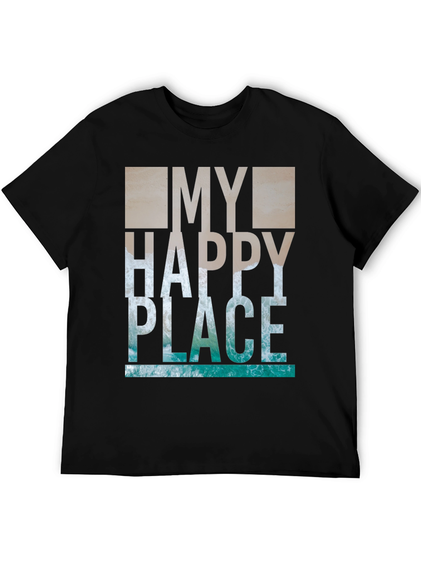 My Happy Place T-Shirt - Ocean Wave Graphic Tee