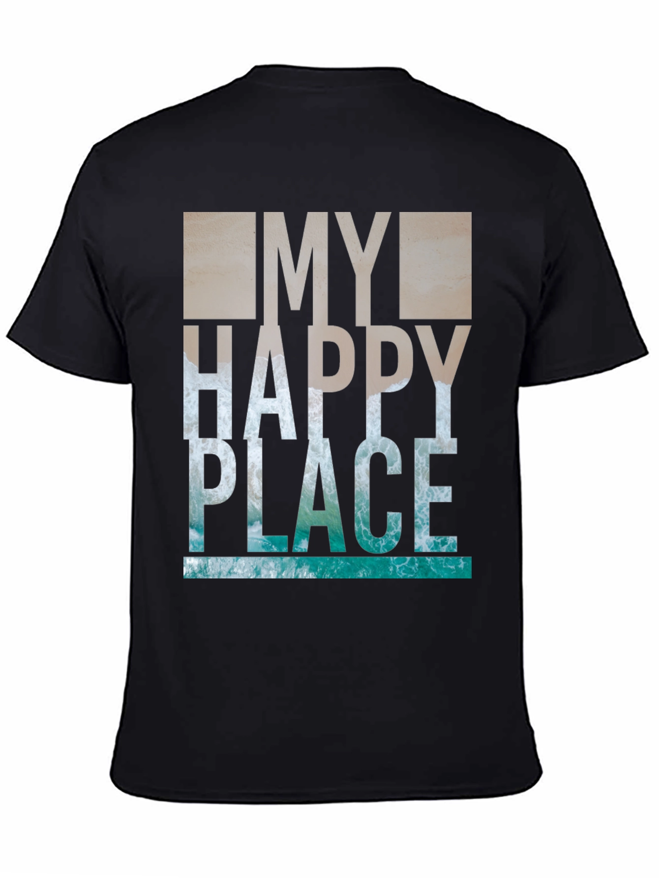 My Happy Place T-Shirt - Ocean Wave Graphic Tee