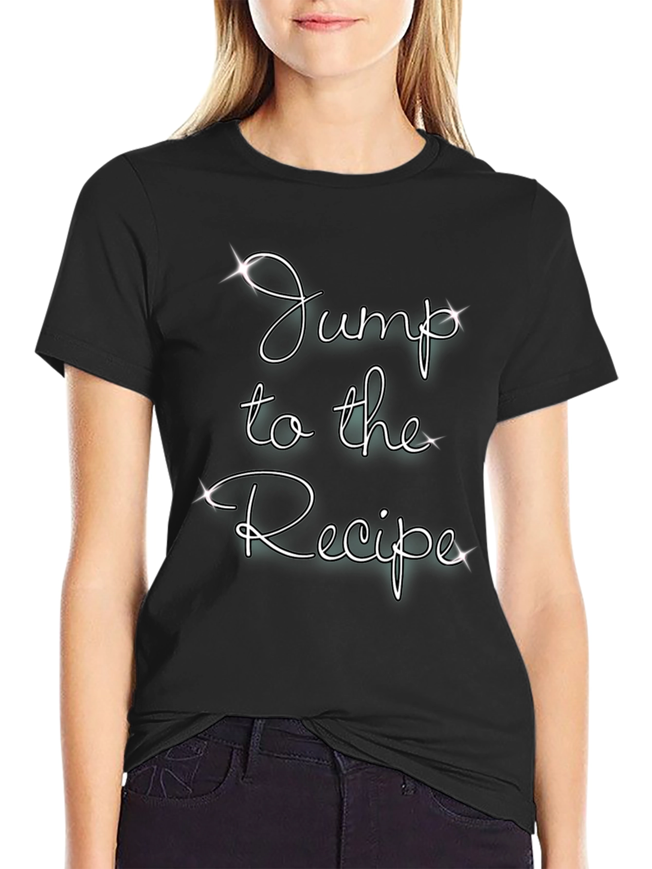 Jump to the Recipe Graphic T-Shirt