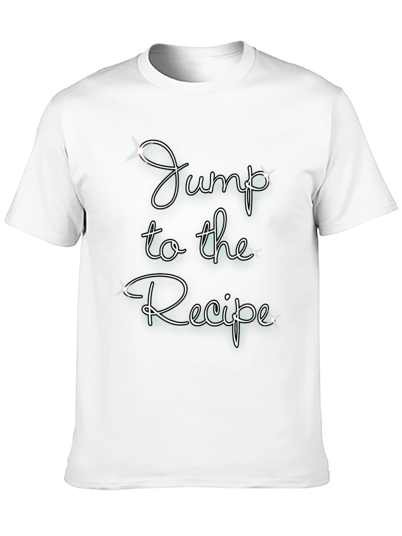 Jump to the Recipe Graphic T-Shirt