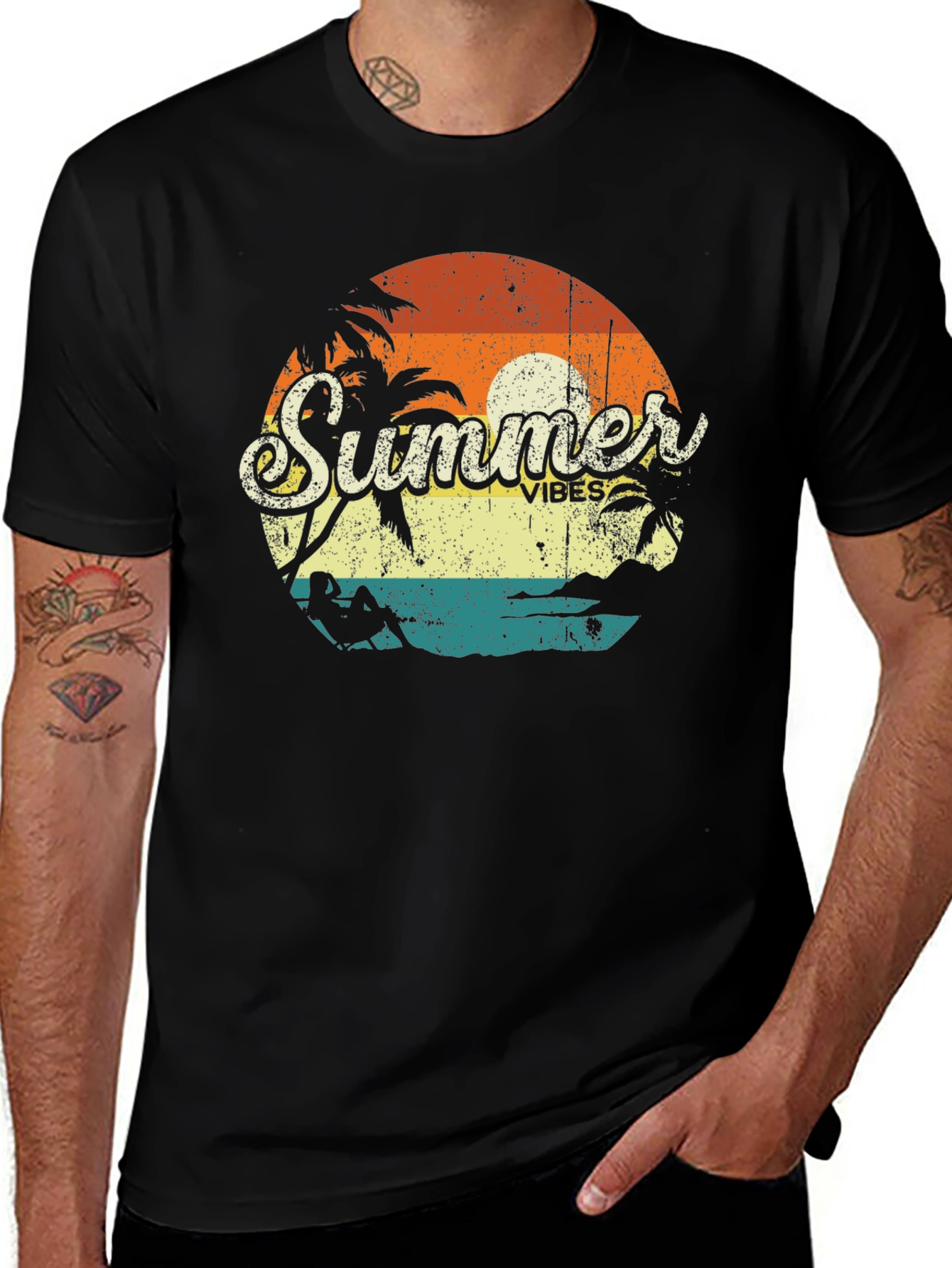 Summer Vibes Retro Graphic T-Shirt