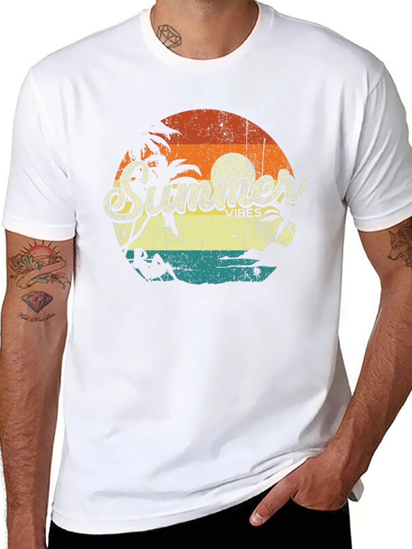 Summer Vibes Retro Graphic T-Shirt