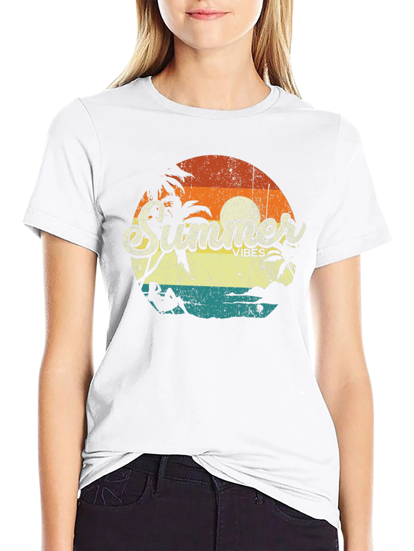 Summer Vibes Retro Graphic T-Shirt