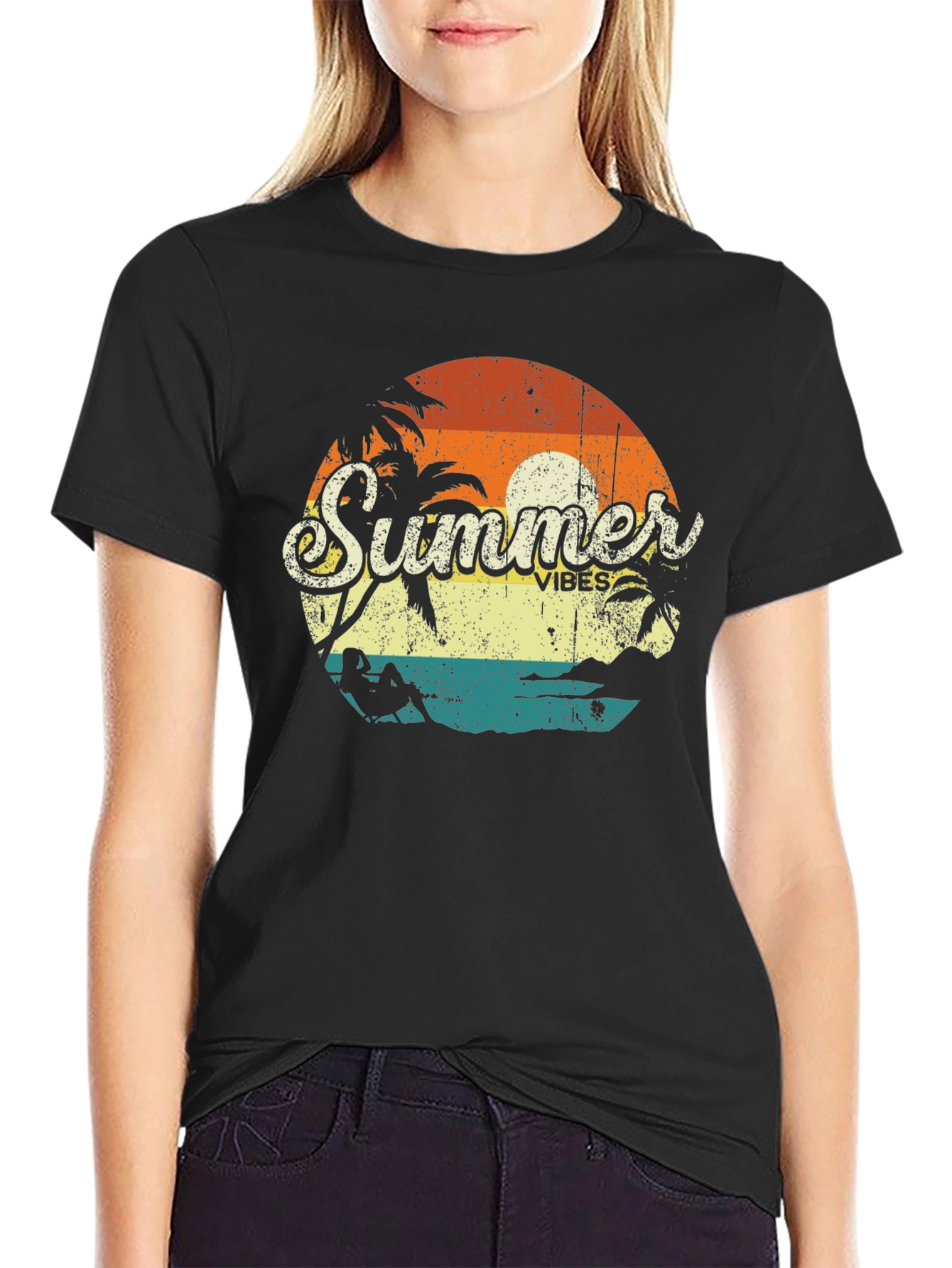 Summer Vibes Retro Graphic T-Shirt