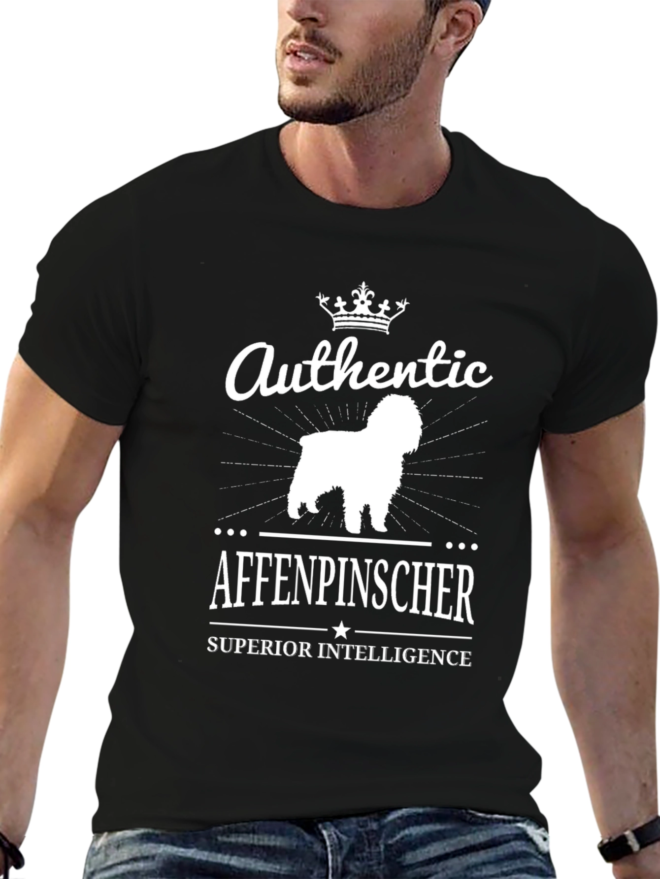 Authentic Affenpinscher T-Shirt - Superior Intelligence