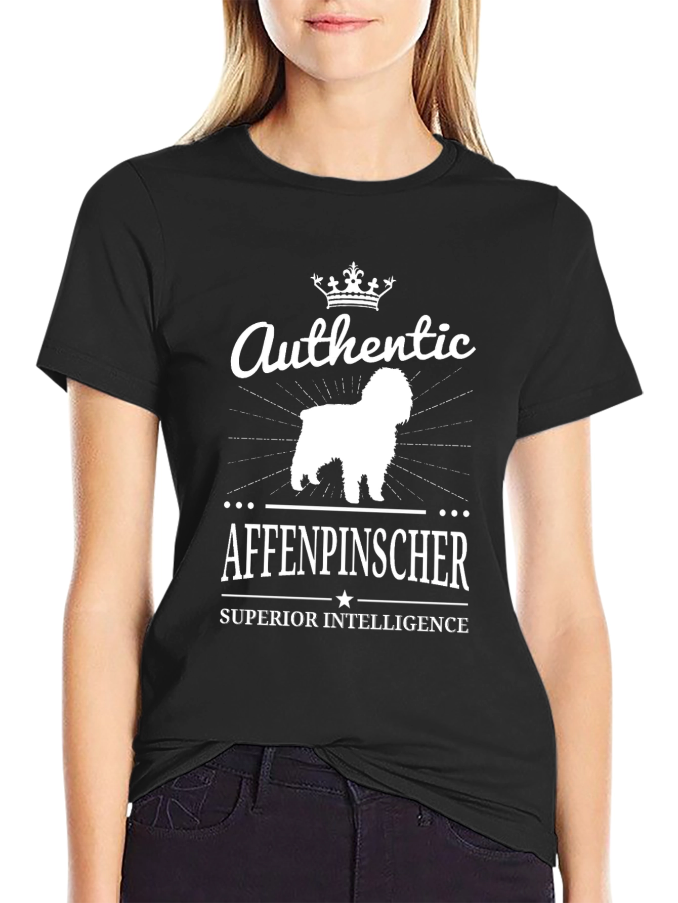 Authentic Affenpinscher T-Shirt - Superior Intelligence
