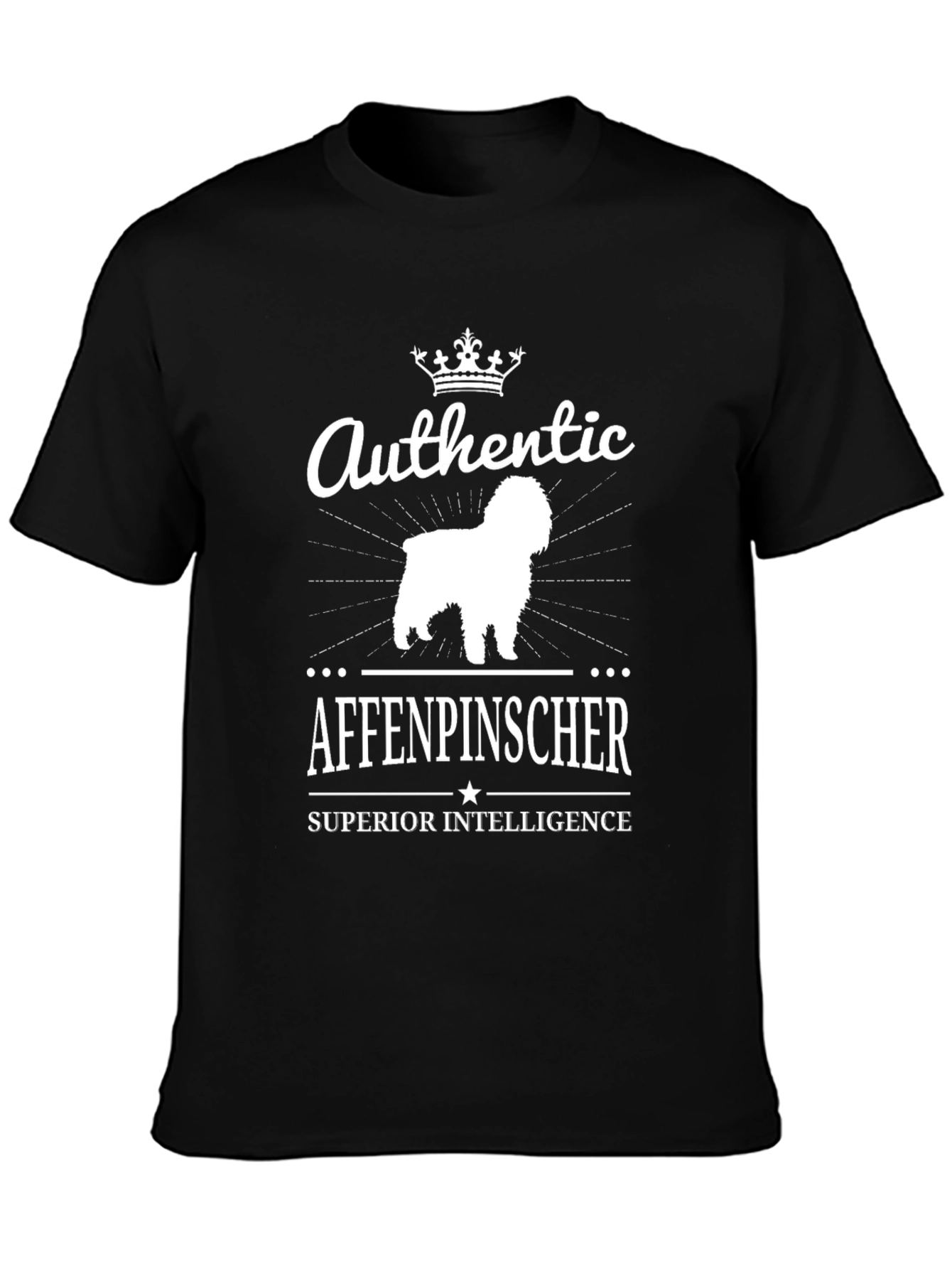Authentic Affenpinscher T-Shirt - Superior Intelligence