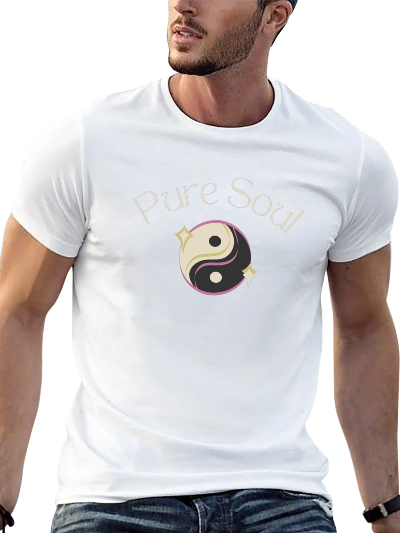 Pure Soul Yin Yang Graphic Tee