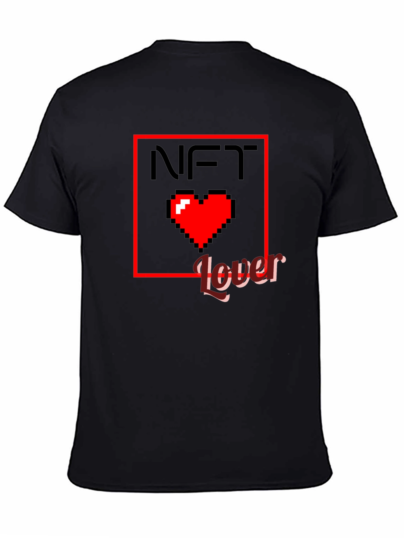 NFT Lover Graphic T-Shirt - Pixel Heart