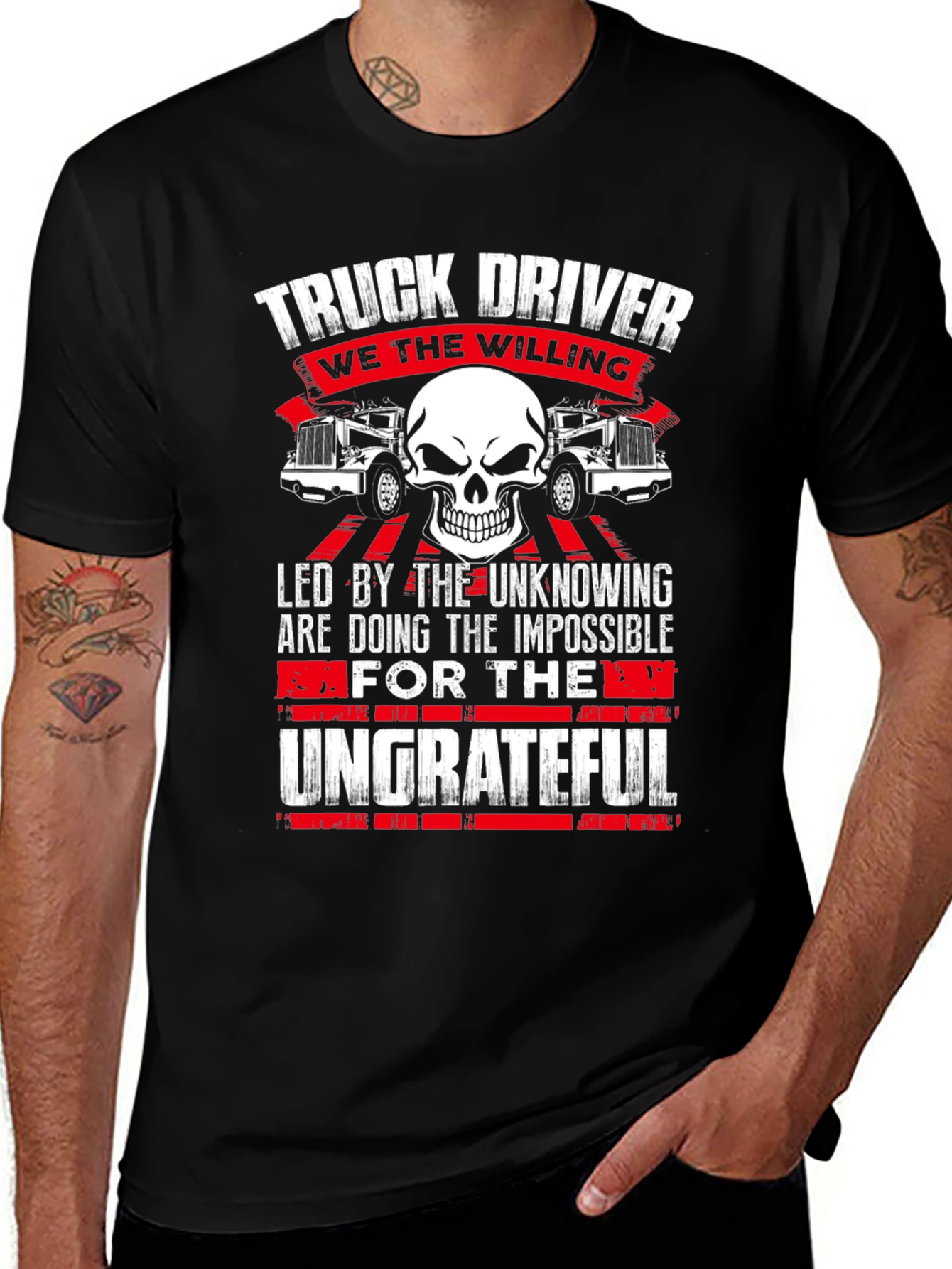Truck Driver Graphic Tee - The Ungrateful