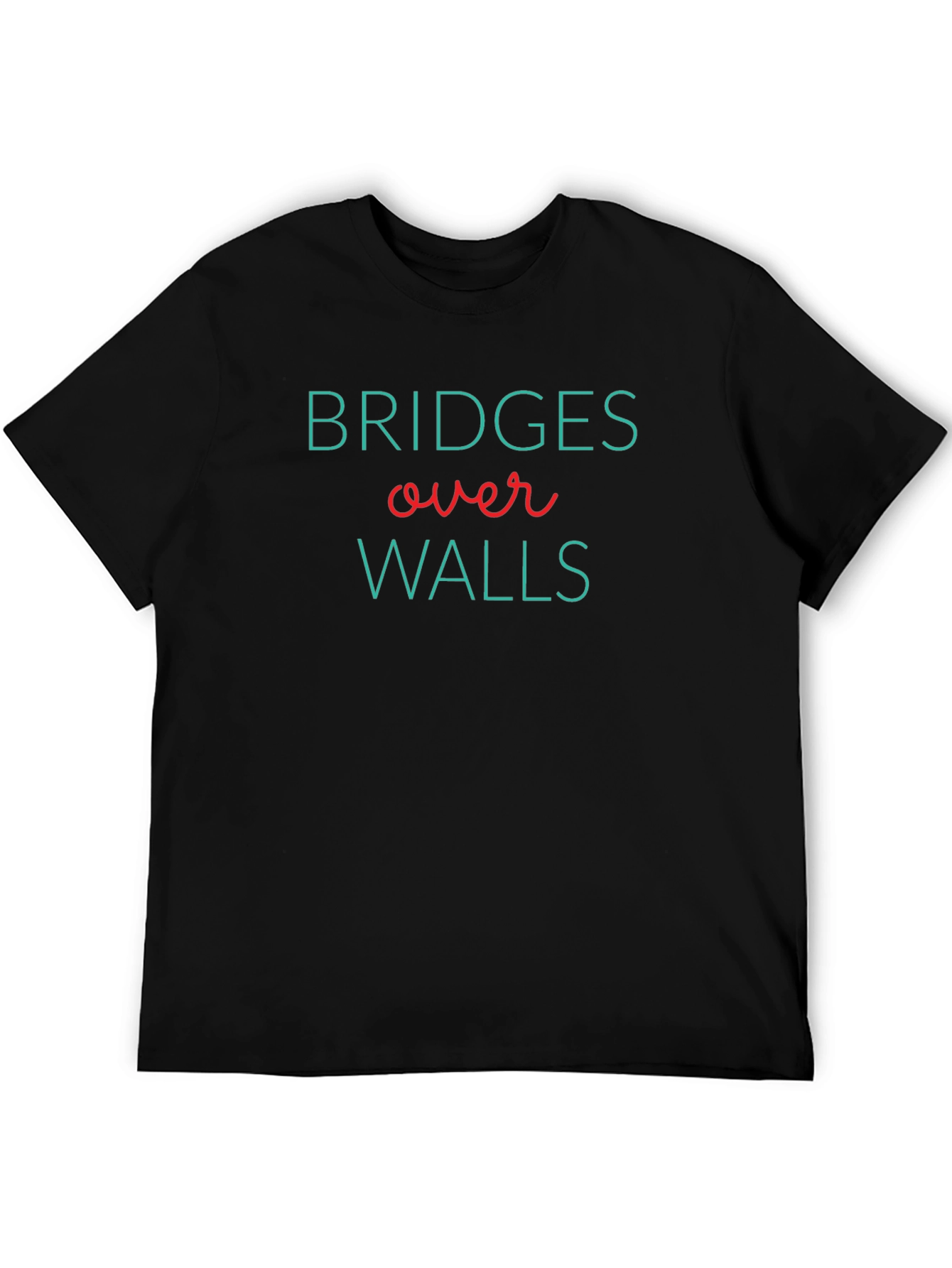 Bridges Over Walls Graphic T-Shirt - Black