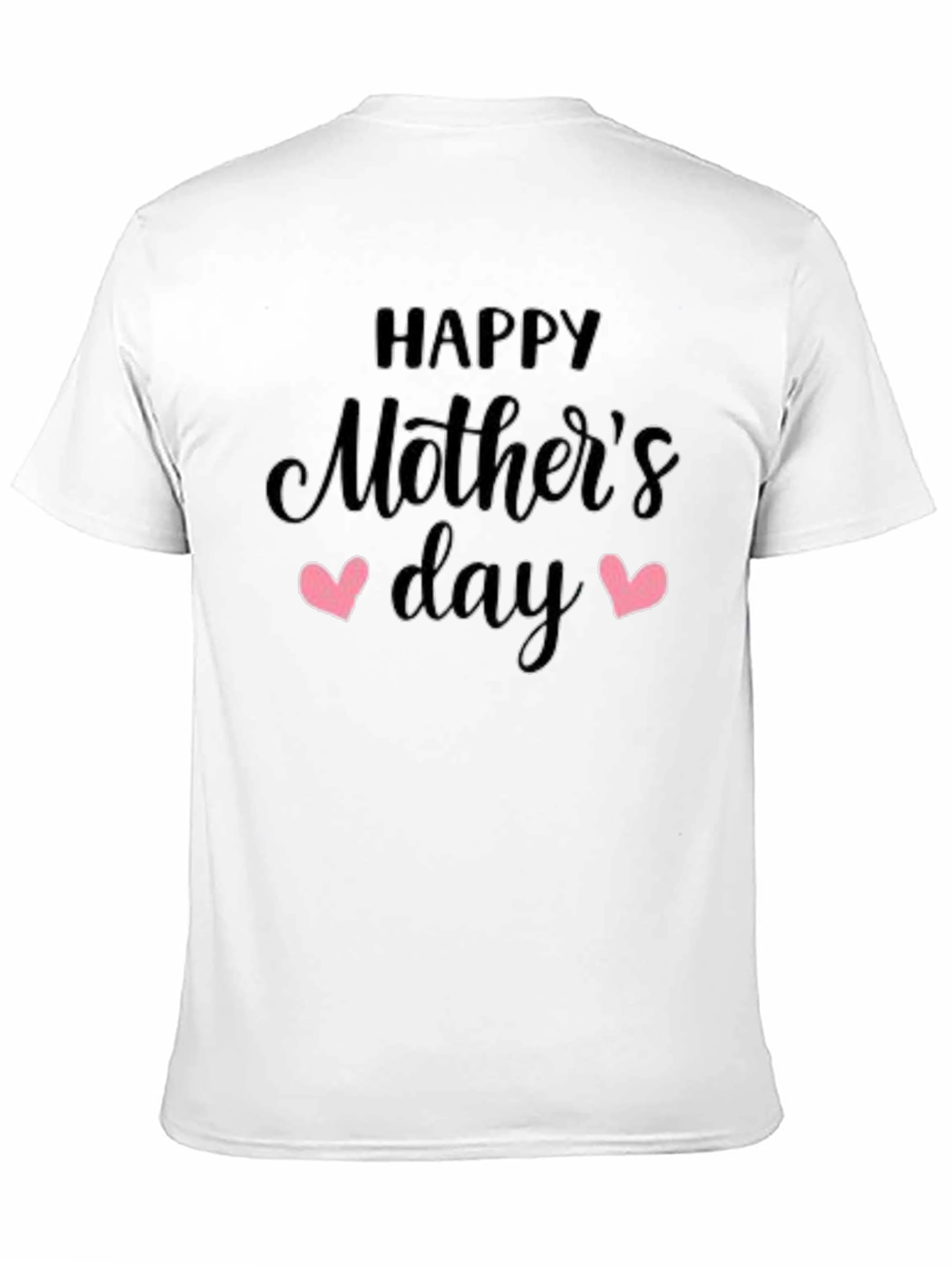 Happy Mothers Day T-Shirt - Black