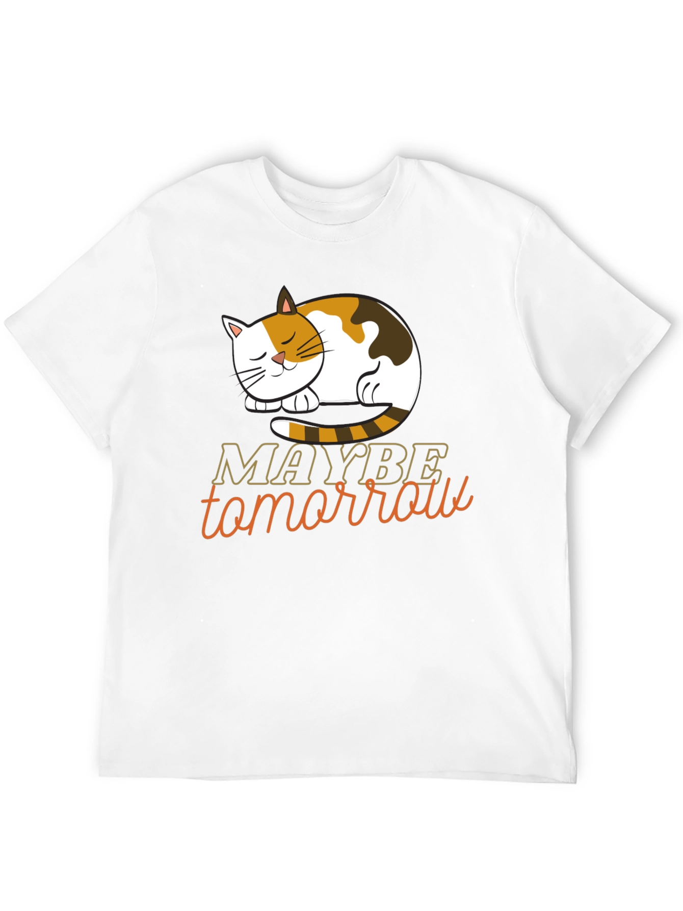 Maybe Tomorrow Cat Graphic Tee