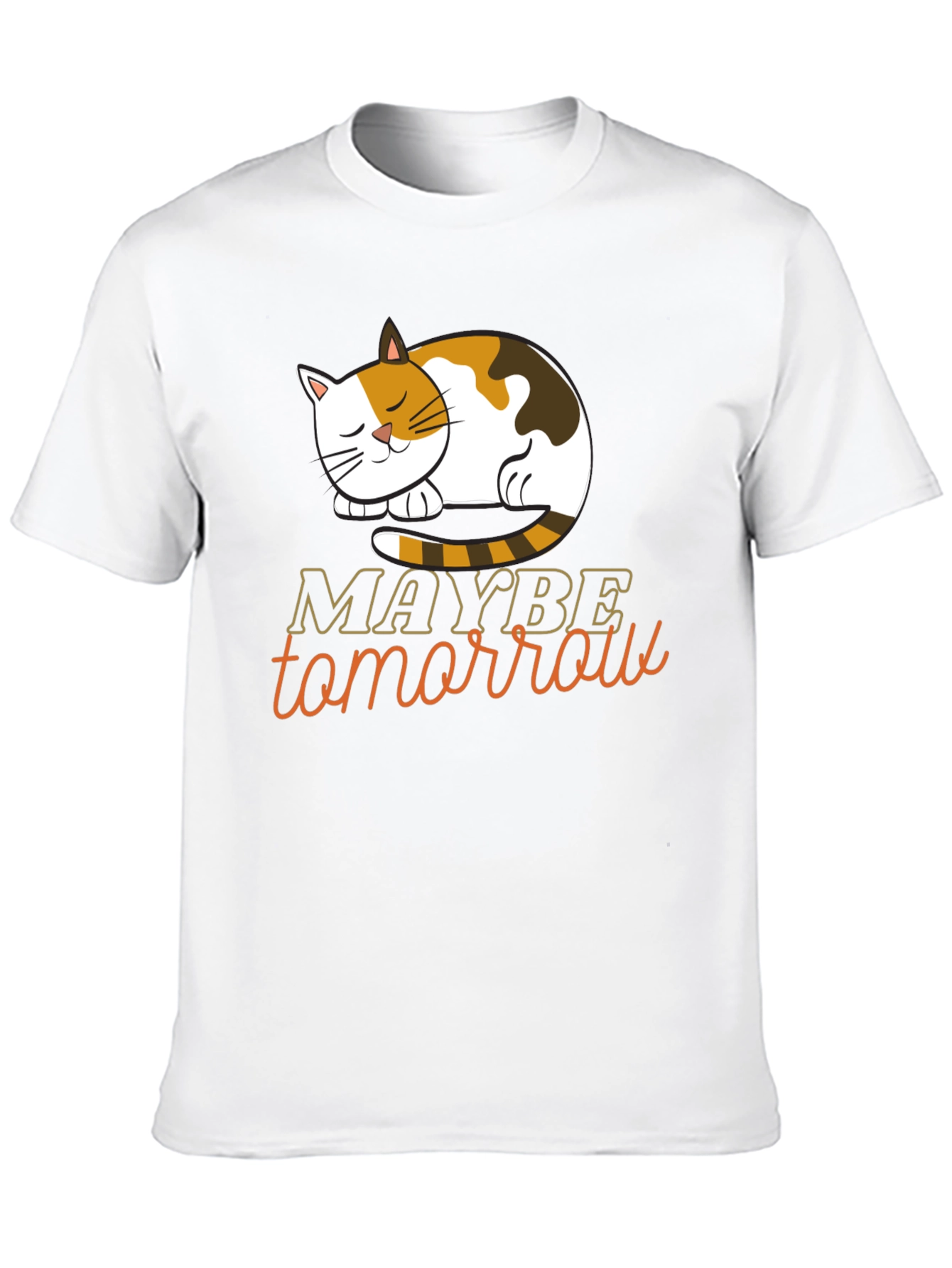 Maybe Tomorrow Cat Graphic Tee