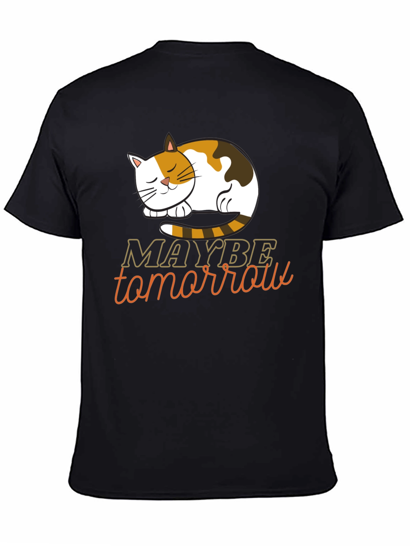 Maybe Tomorrow Cat Graphic Tee