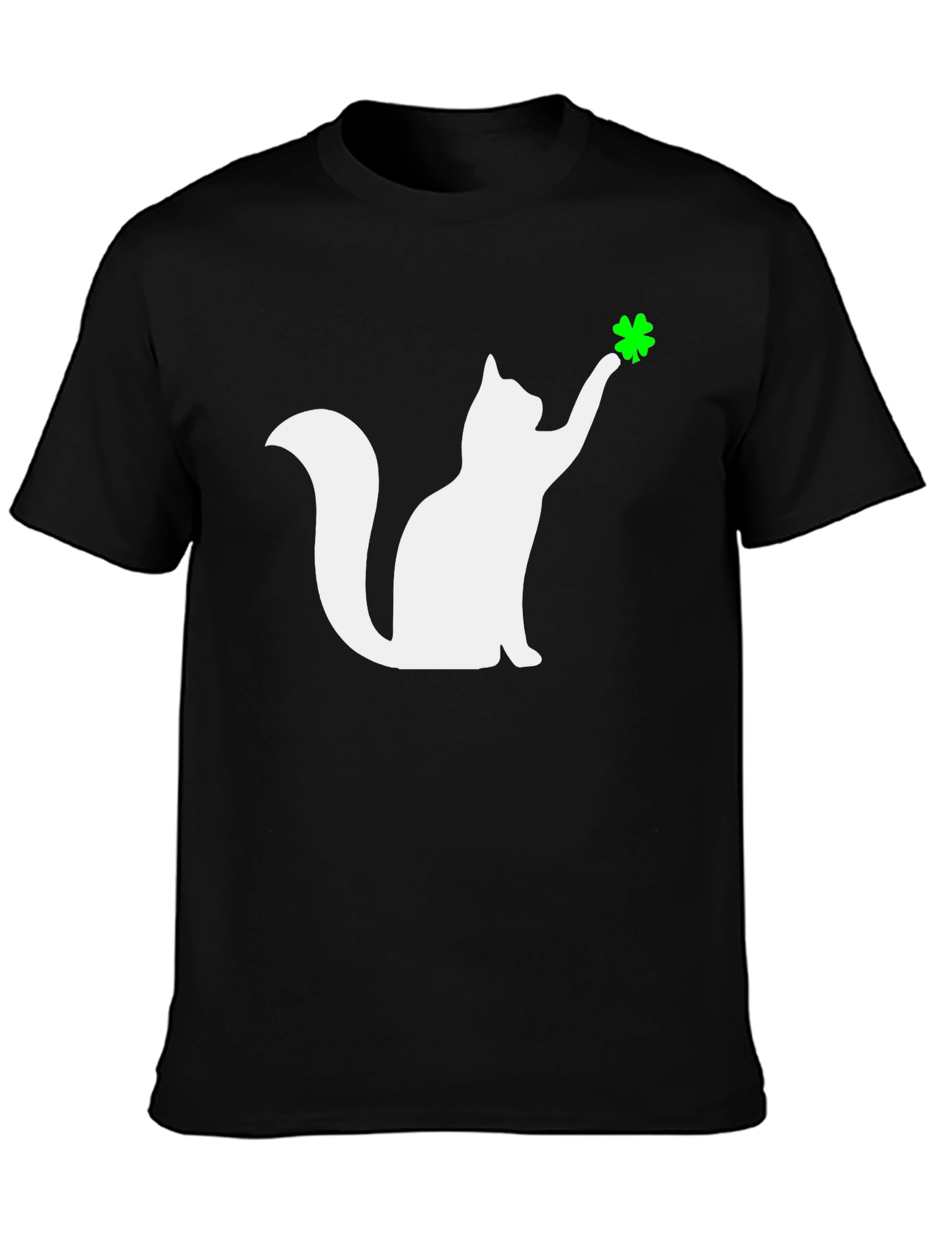 Lucky Cat Black T-Shirt