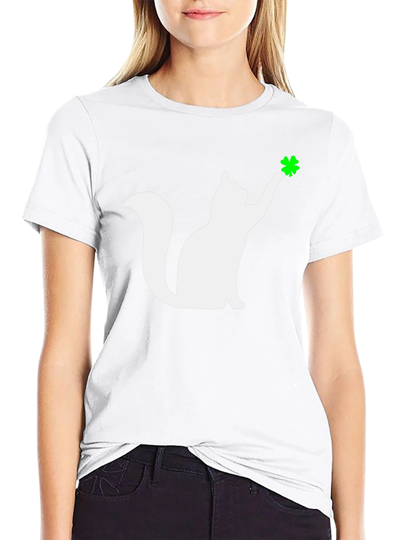 Lucky Cat Black T-Shirt