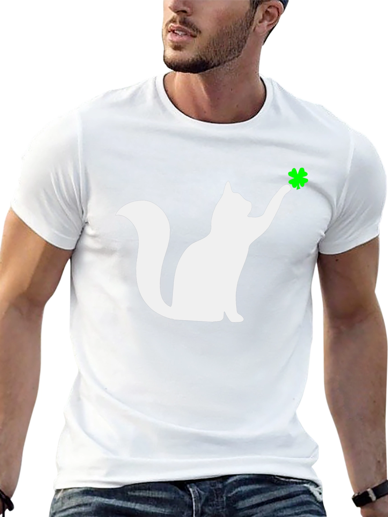 Lucky Cat Black T-Shirt