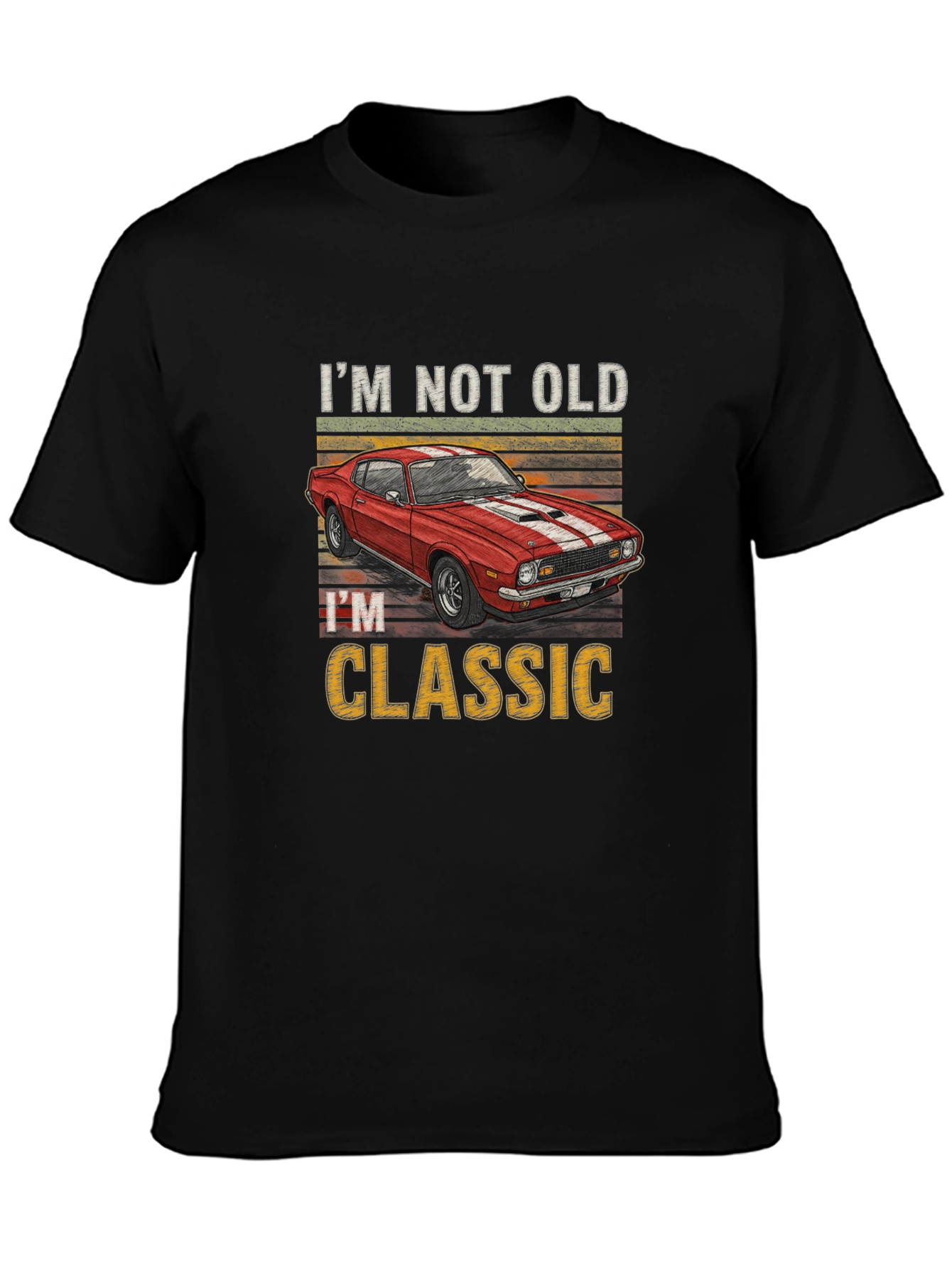 Im Not Old Im Classic Car Graphic T-Shirt