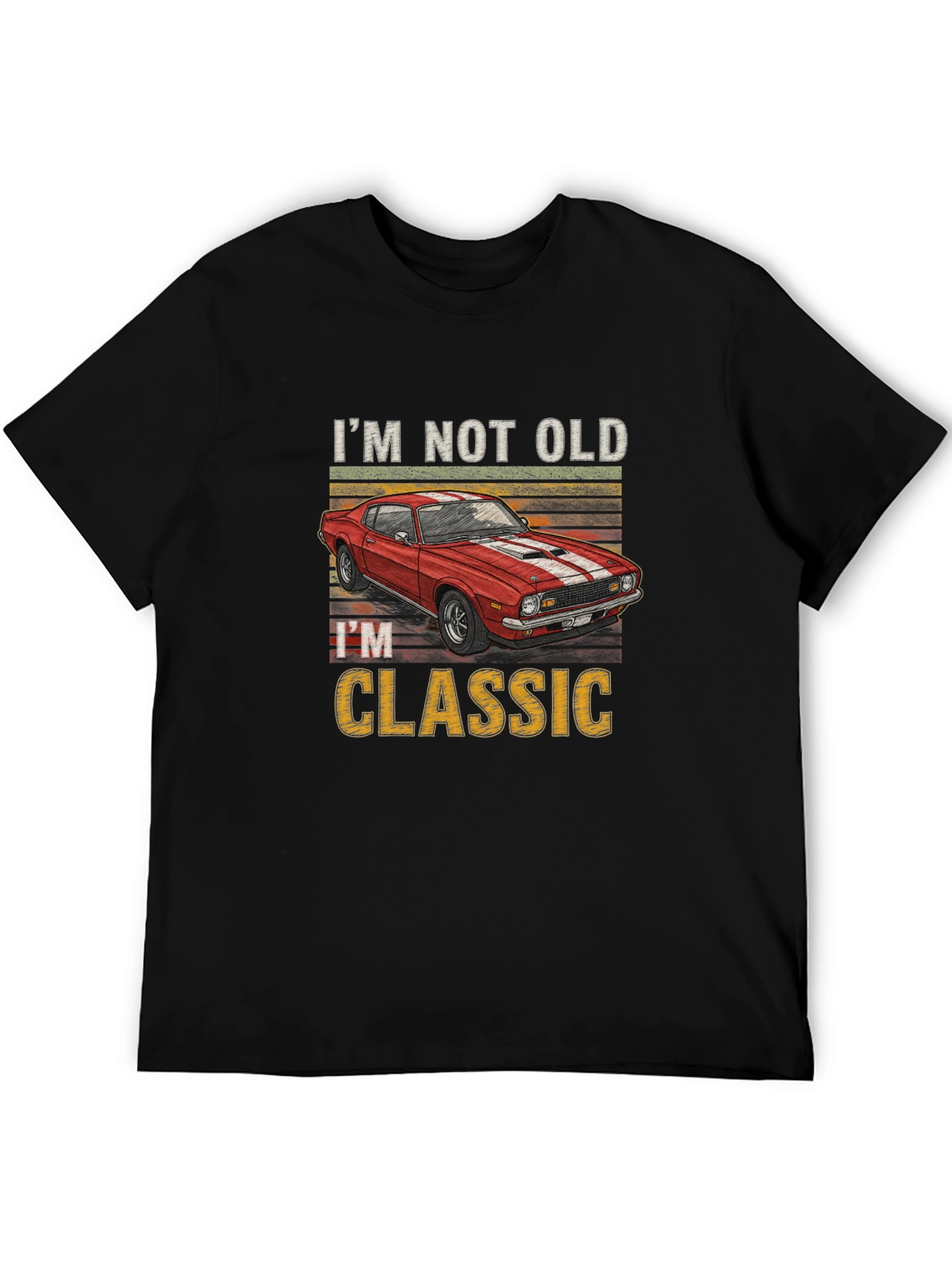 Im Not Old Im Classic Car Graphic T-Shirt
