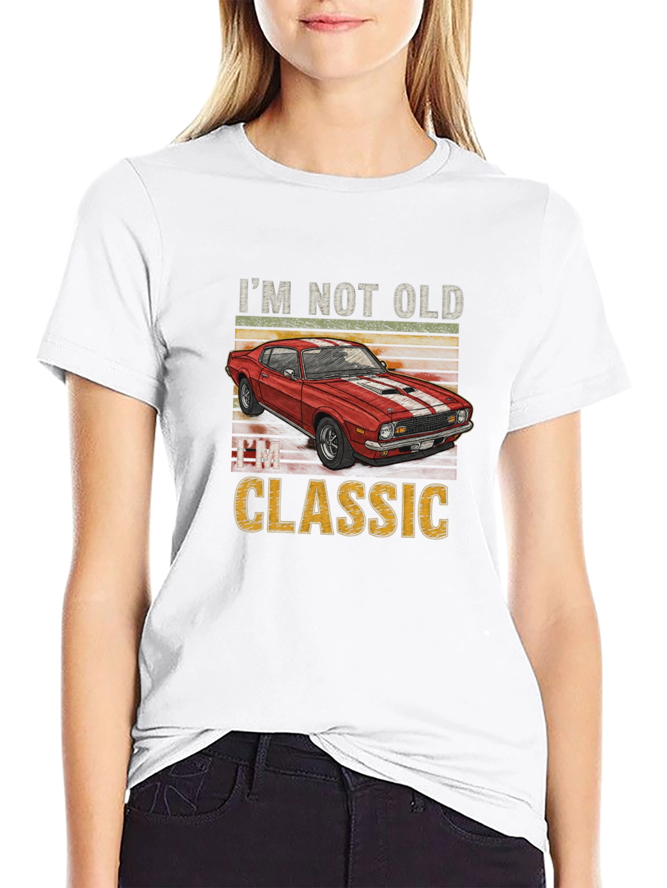 Im Not Old Im Classic Car Graphic T-Shirt
