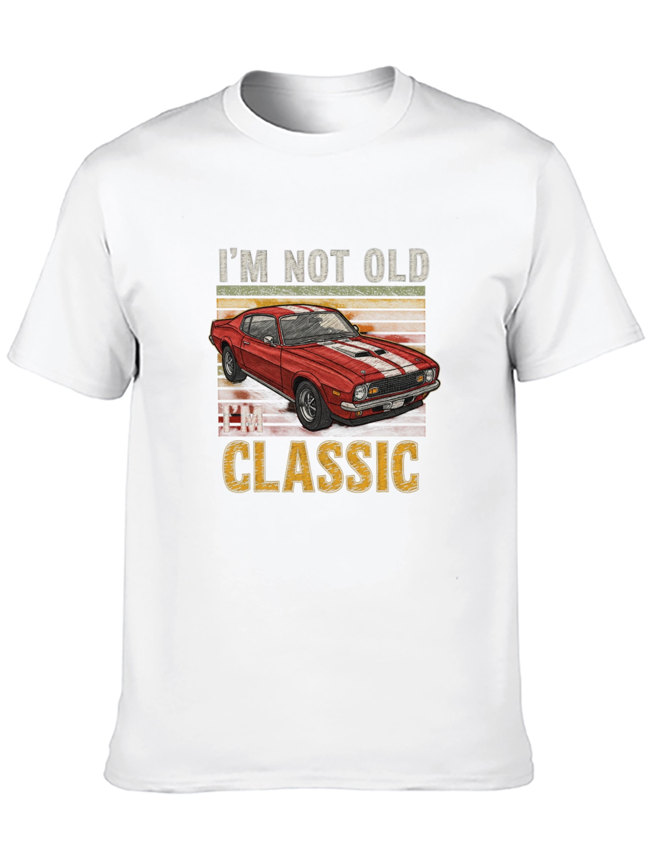 Im Not Old Im Classic Car Graphic T-Shirt