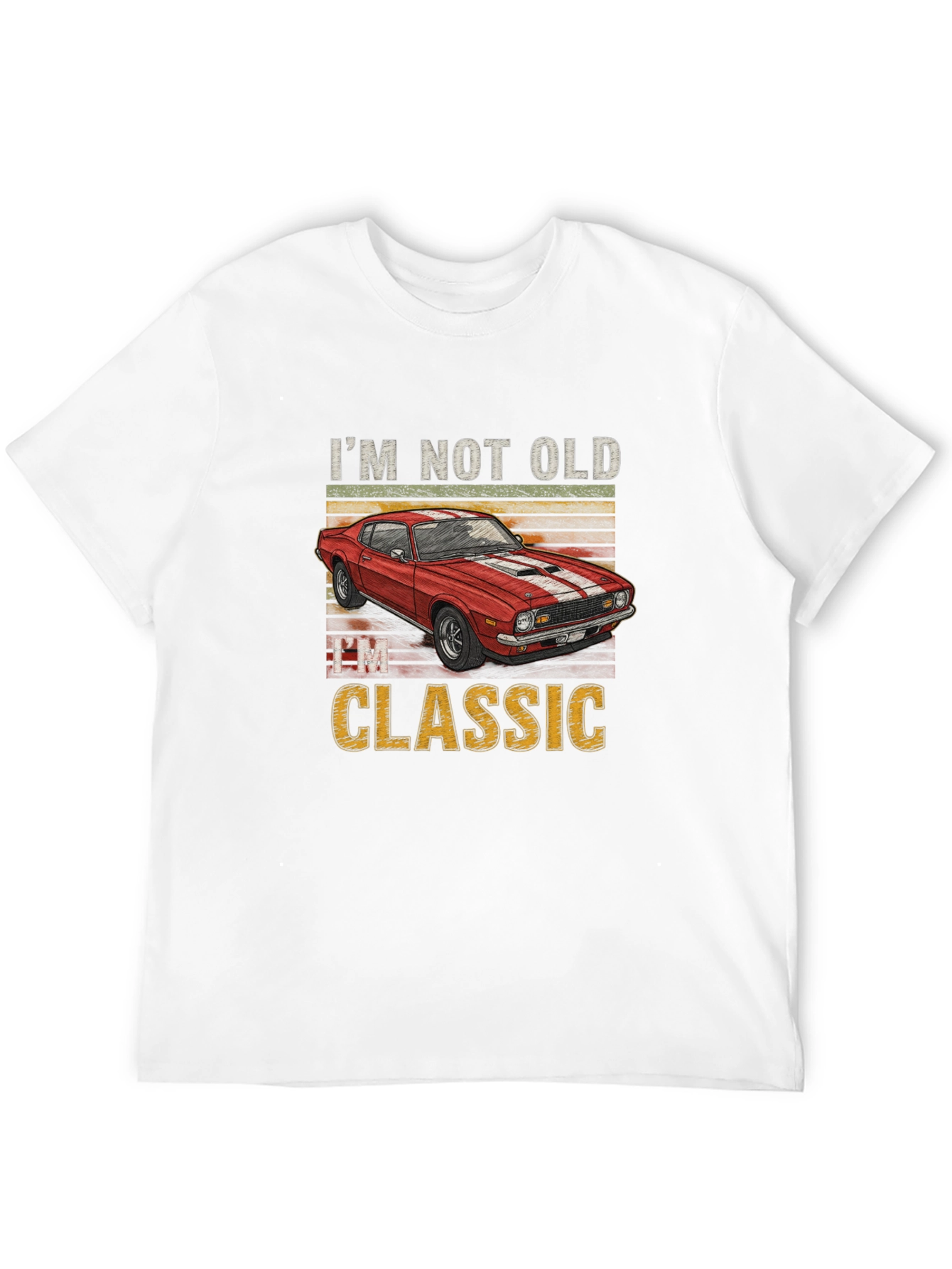 Im Not Old Im Classic Car Graphic T-Shirt