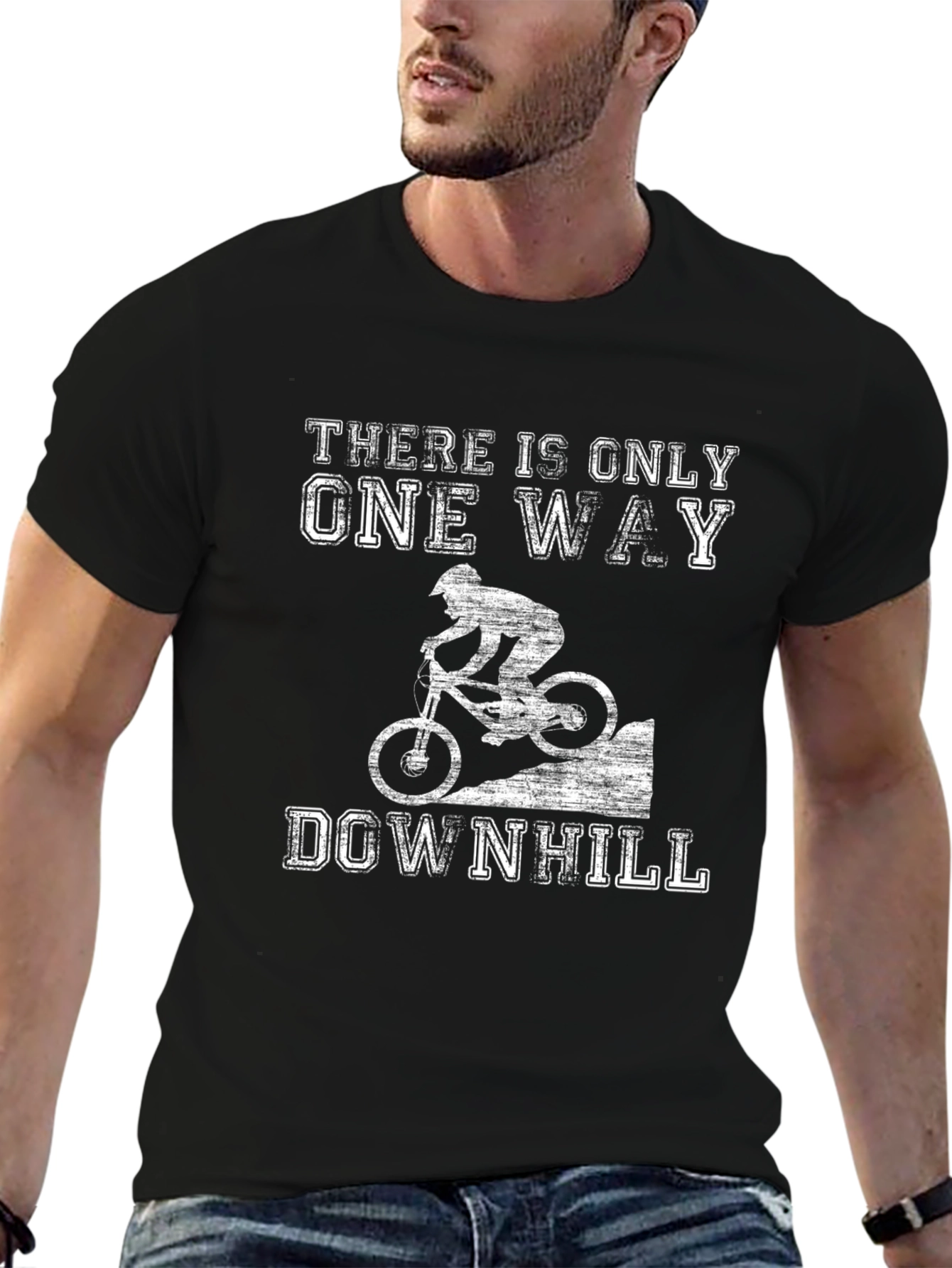 Downhill Biking Graphic Tee - Ride in Style