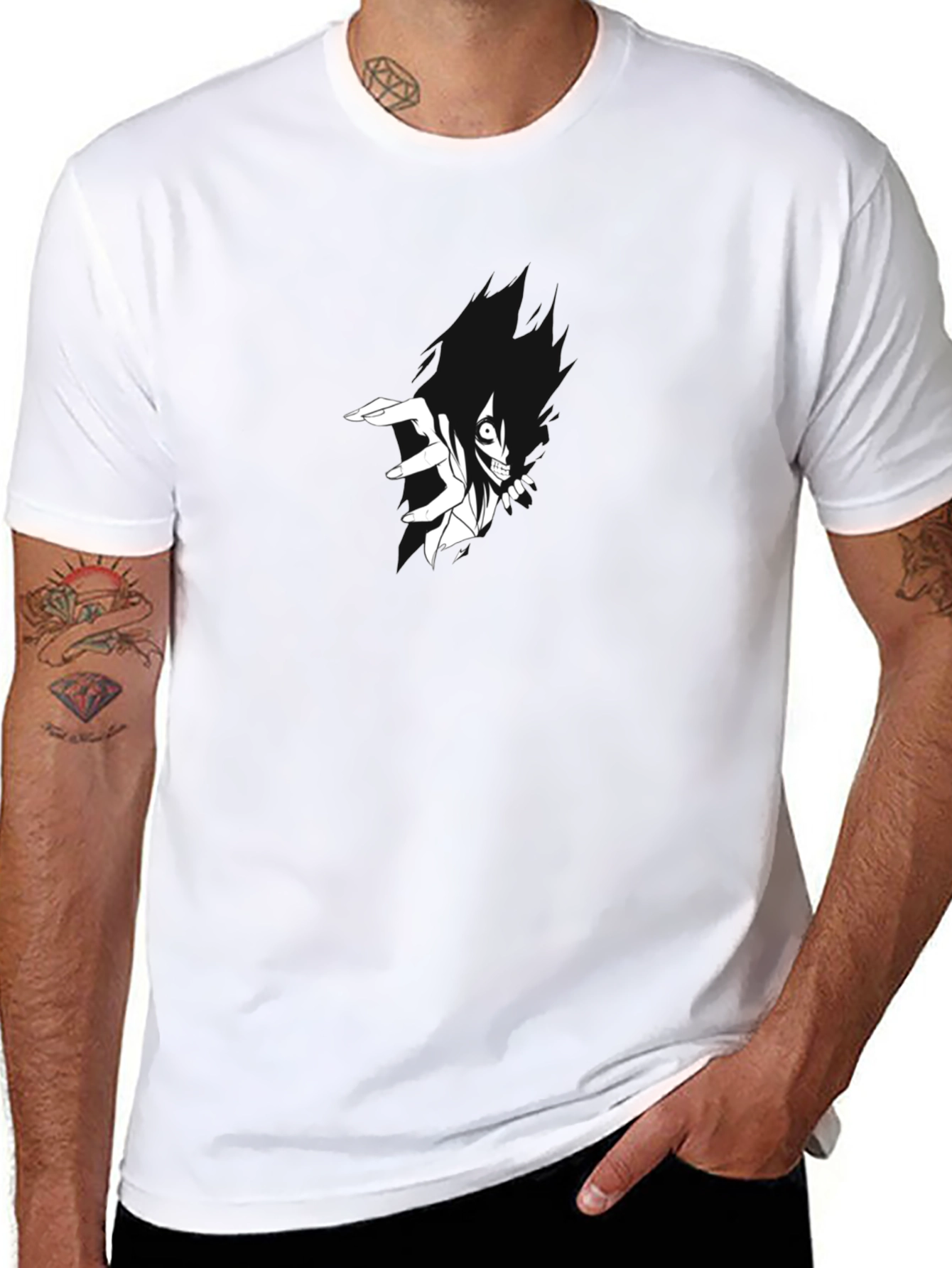 Creepy Anime Graphic Tee