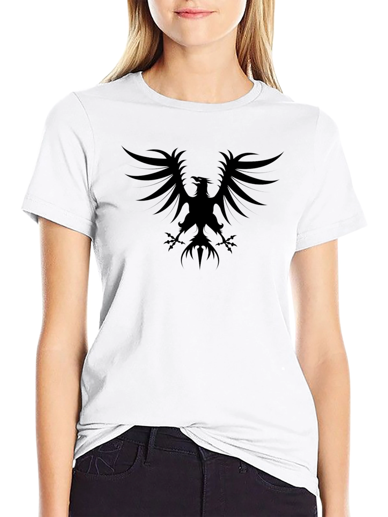 Black Eagle Graphic T-Shirt - Stylish Mens Tee