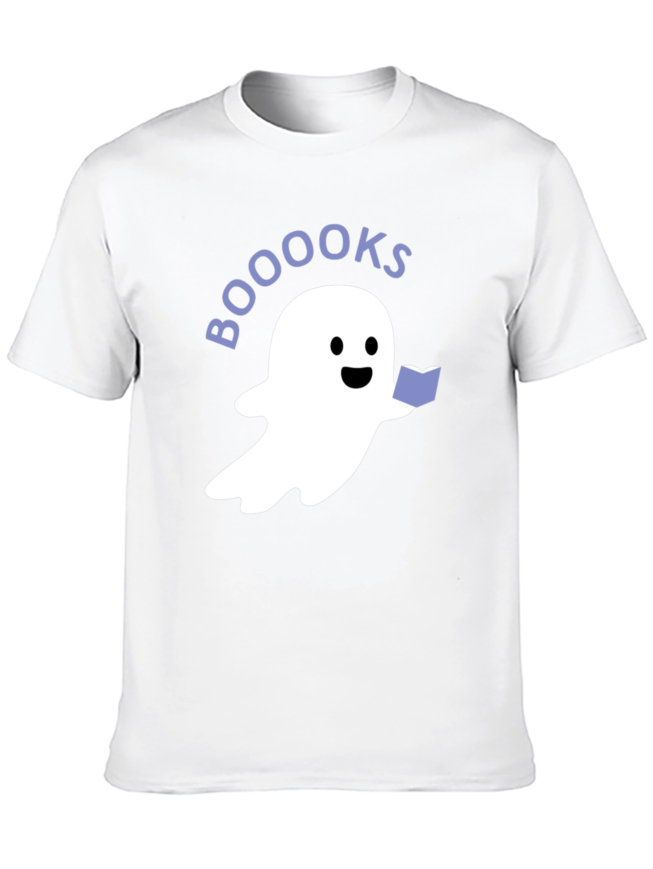 Booooks Ghost Graphic Tee - Halloween Reading Shirt
