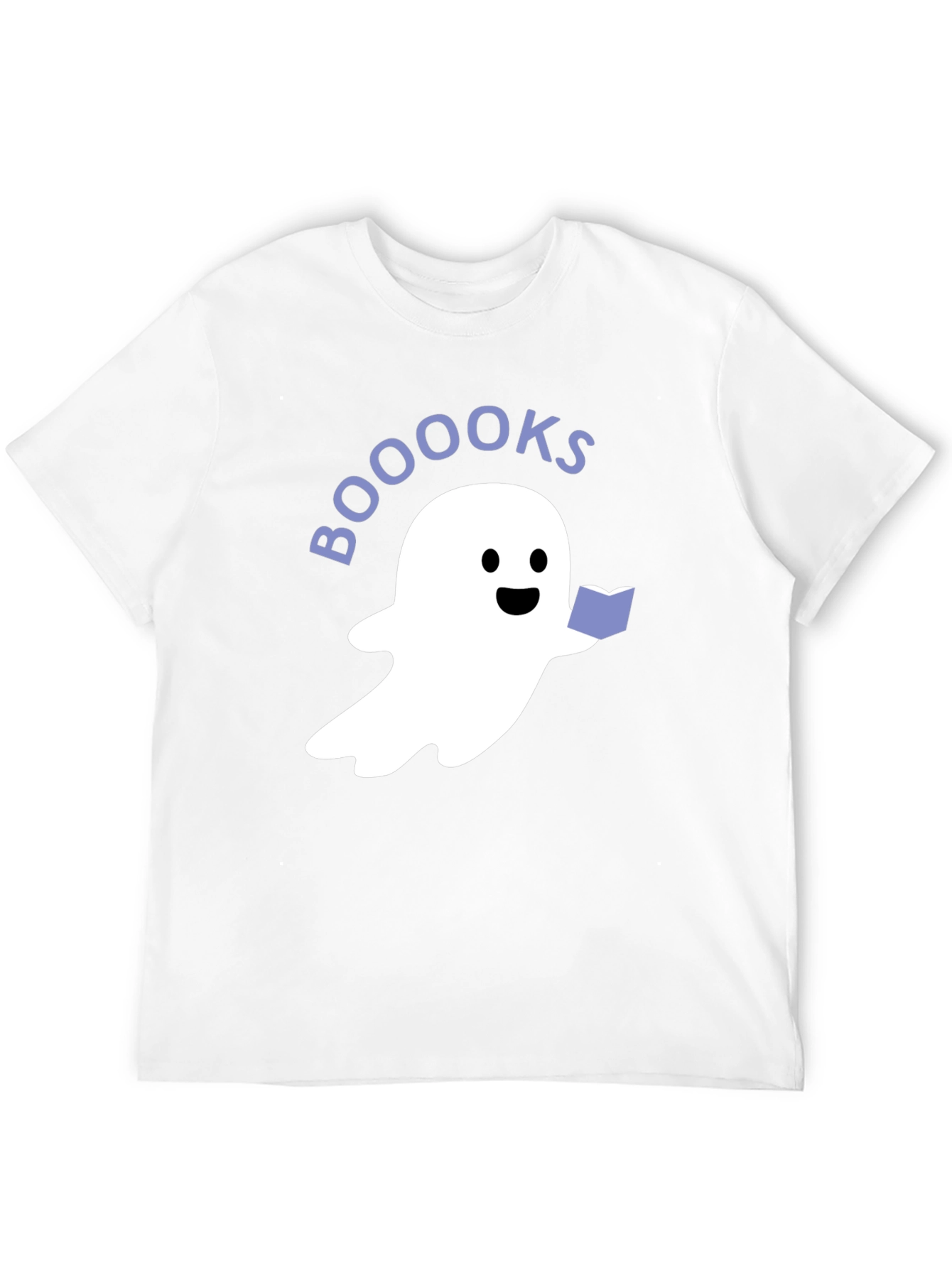 Booooks Ghost Graphic Tee - Halloween Reading Shirt