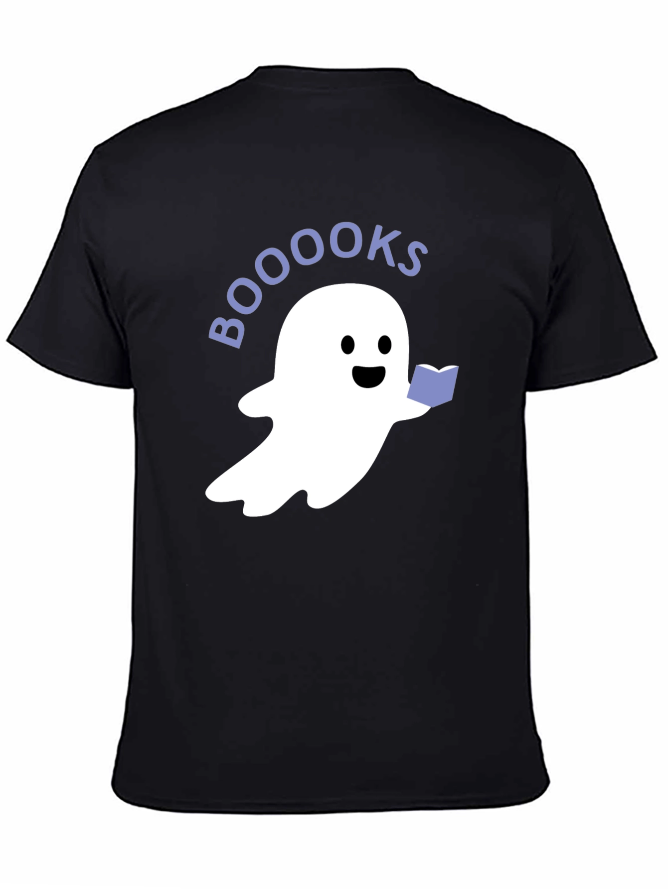 Booooks Ghost Graphic Tee - Halloween Reading Shirt