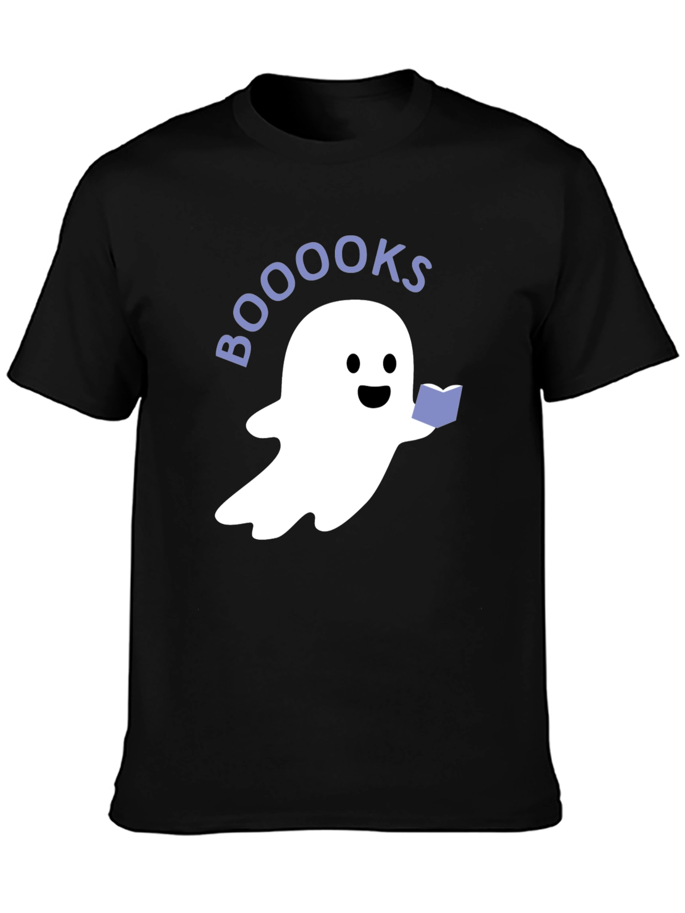 Booooks Ghost Graphic Tee - Halloween Reading Shirt