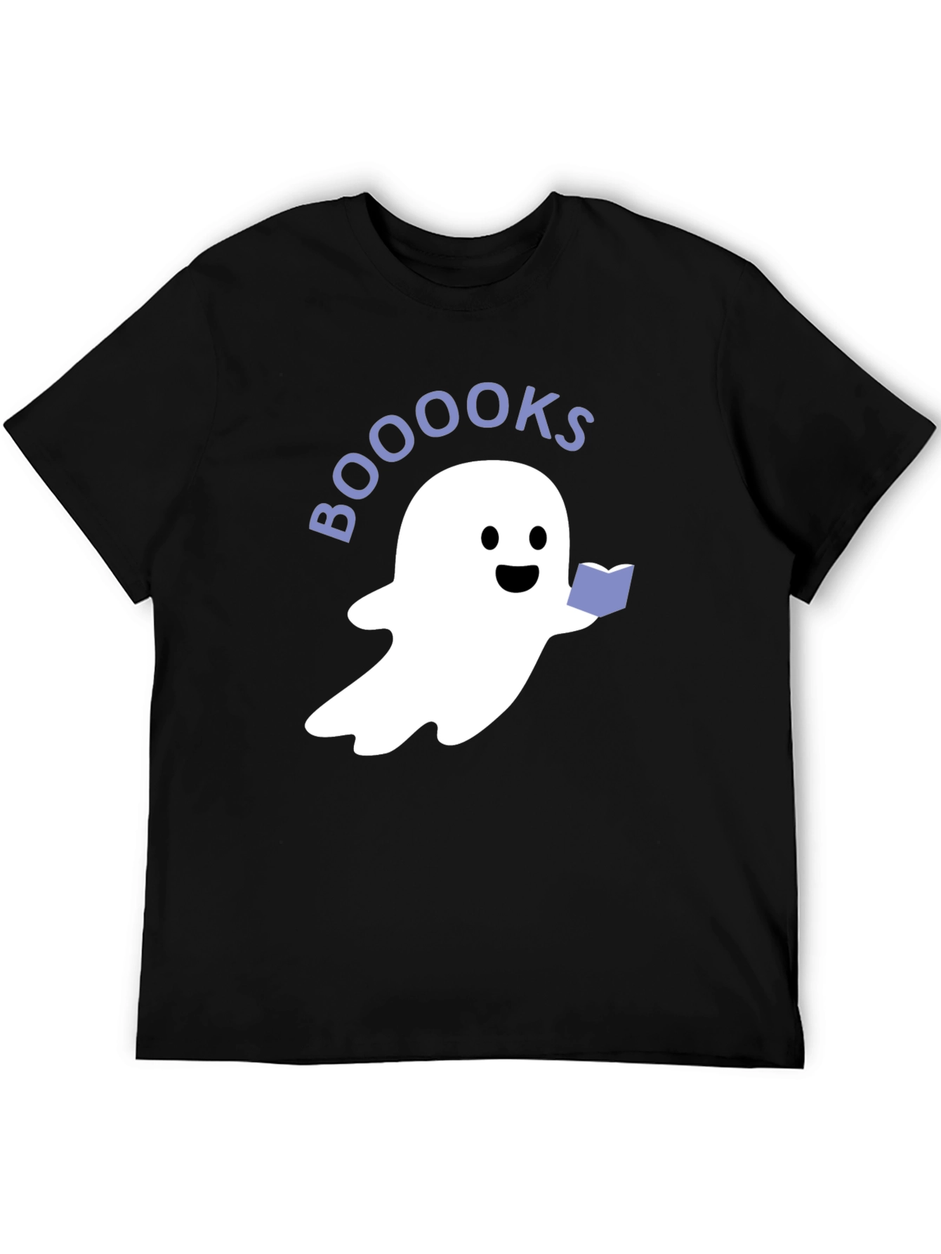 Booooks Ghost Graphic Tee - Halloween Reading Shirt